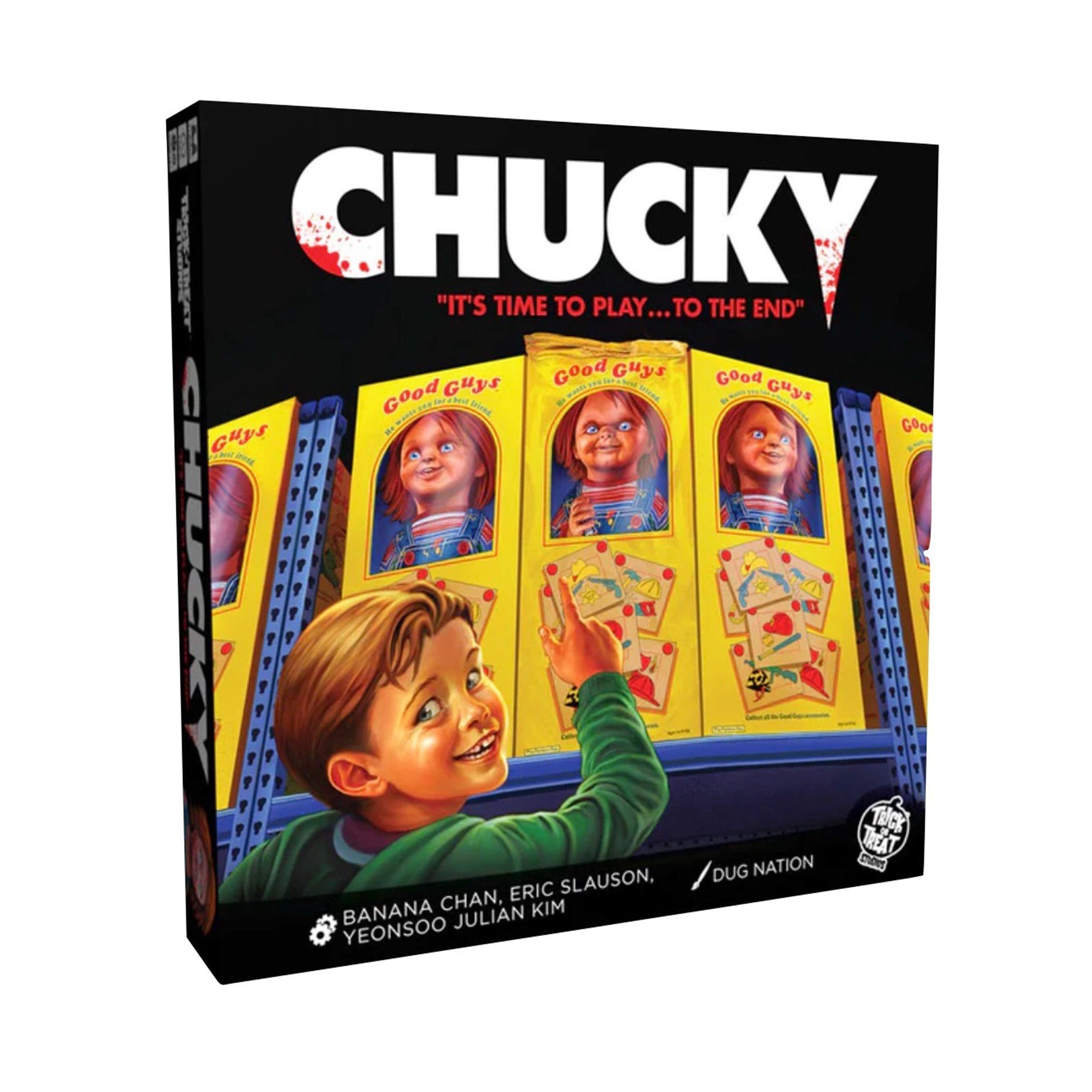 Childs Play Chucky Board Game Trick Or Treat Studios – Child's Play, Trick or Treat Studios, -, 2023, brand new collector item, Uncanny Collectibles Dublin Ireland