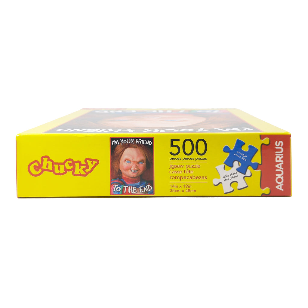 Child's Play Chucky I'm Your Friend To The End Aquarius 500 Jigsaw Puzzle