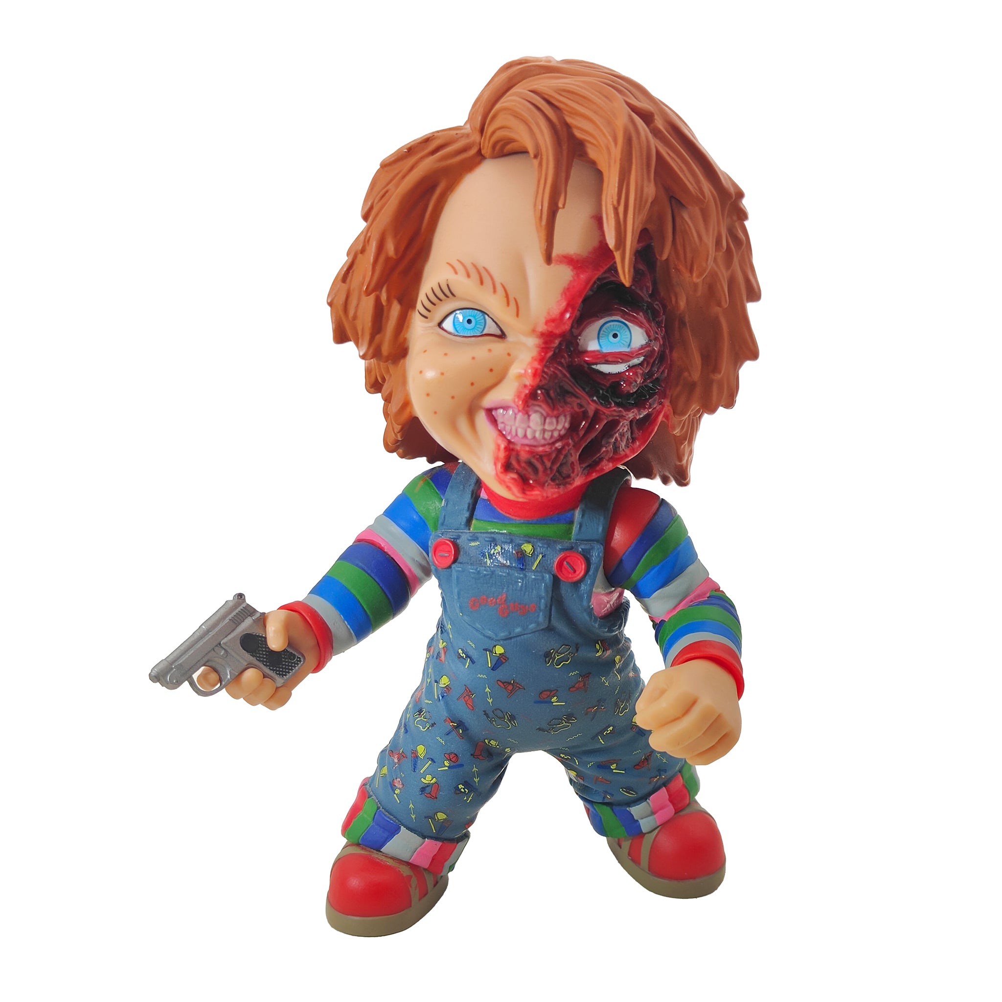 Child's Play Chucky Pizza Face Mezco Designer Series Deluxe Action Figure 2019