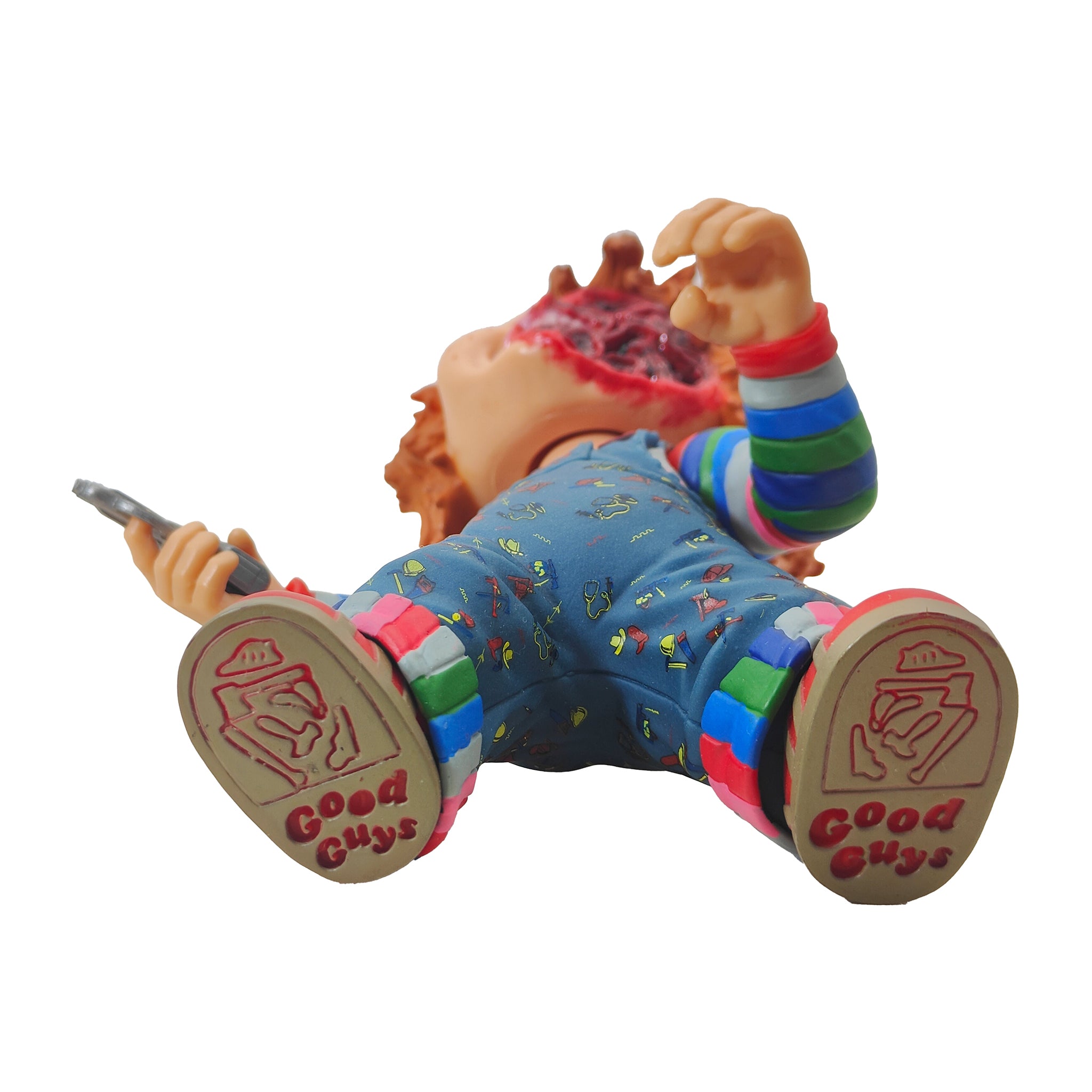 Child's Play Chucky Pizza Face Mezco Designer Series Deluxe Action Figure 2019