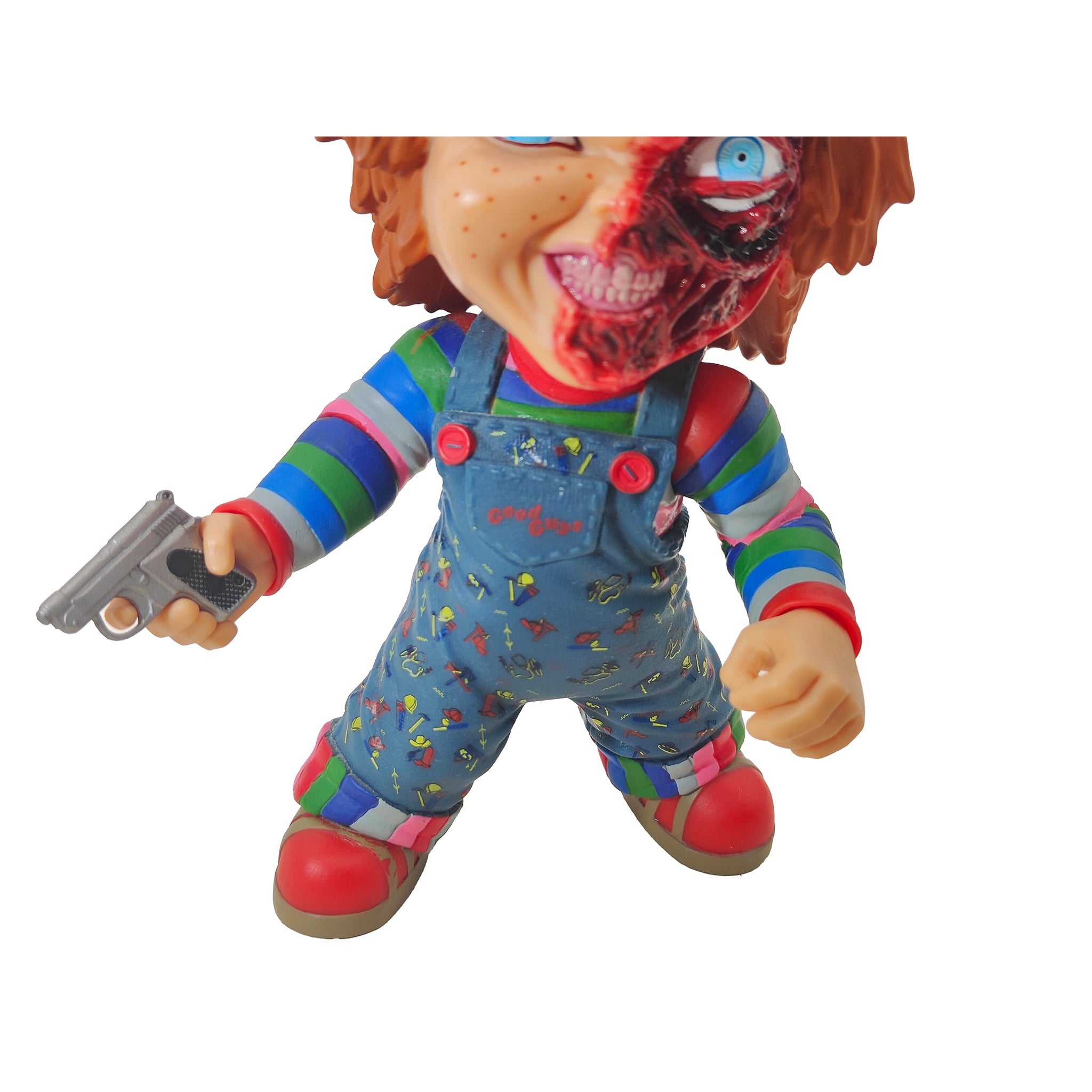 Child's Play Chucky Pizza Face Mezco Designer Series Deluxe Action Figure 2019