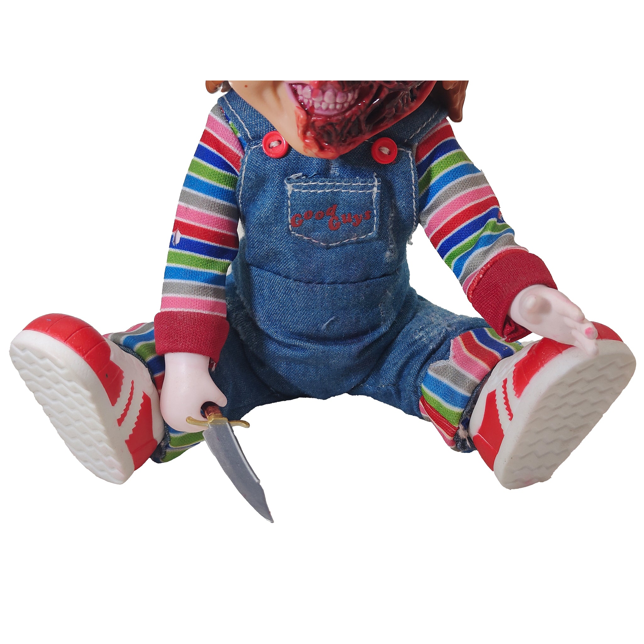 Child's Play Chucky Pizza Face Mezco MDS Head LDD Body Custom Figure