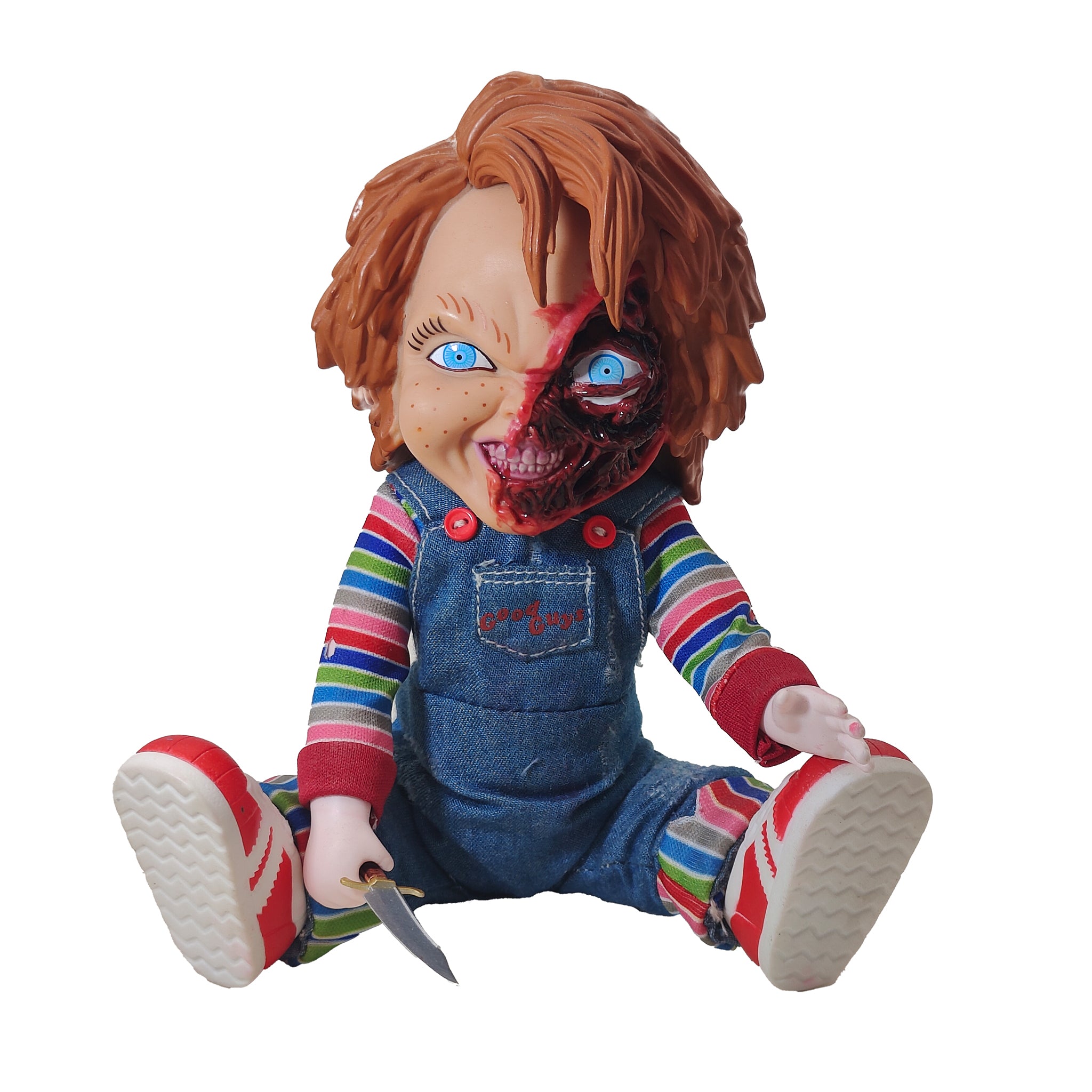 Child's Play Chucky Pizza Face Mezco MDS Head LDD Body Custom Figure