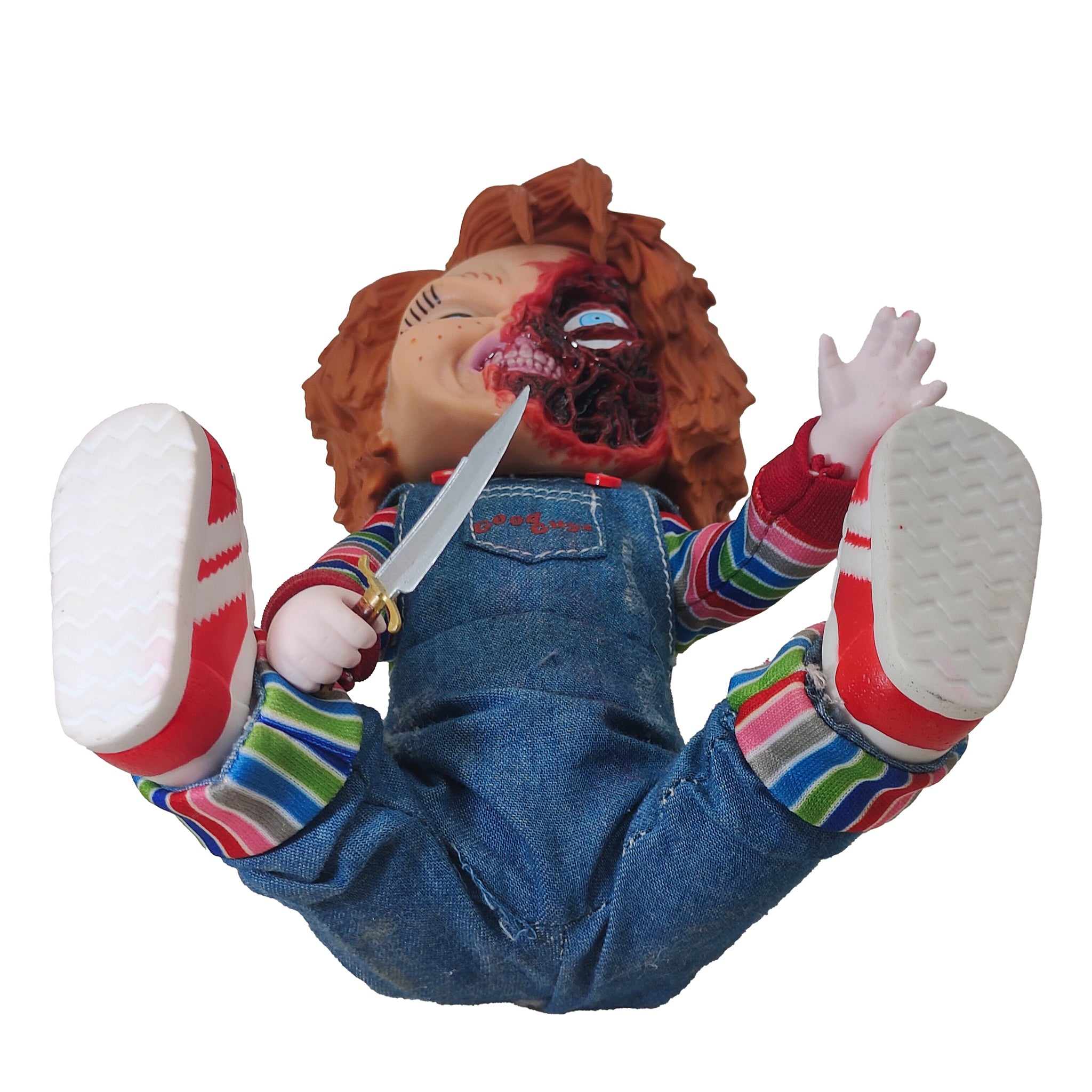 Child's Play Chucky Pizza Face Mezco MDS Head LDD Body Custom Figure