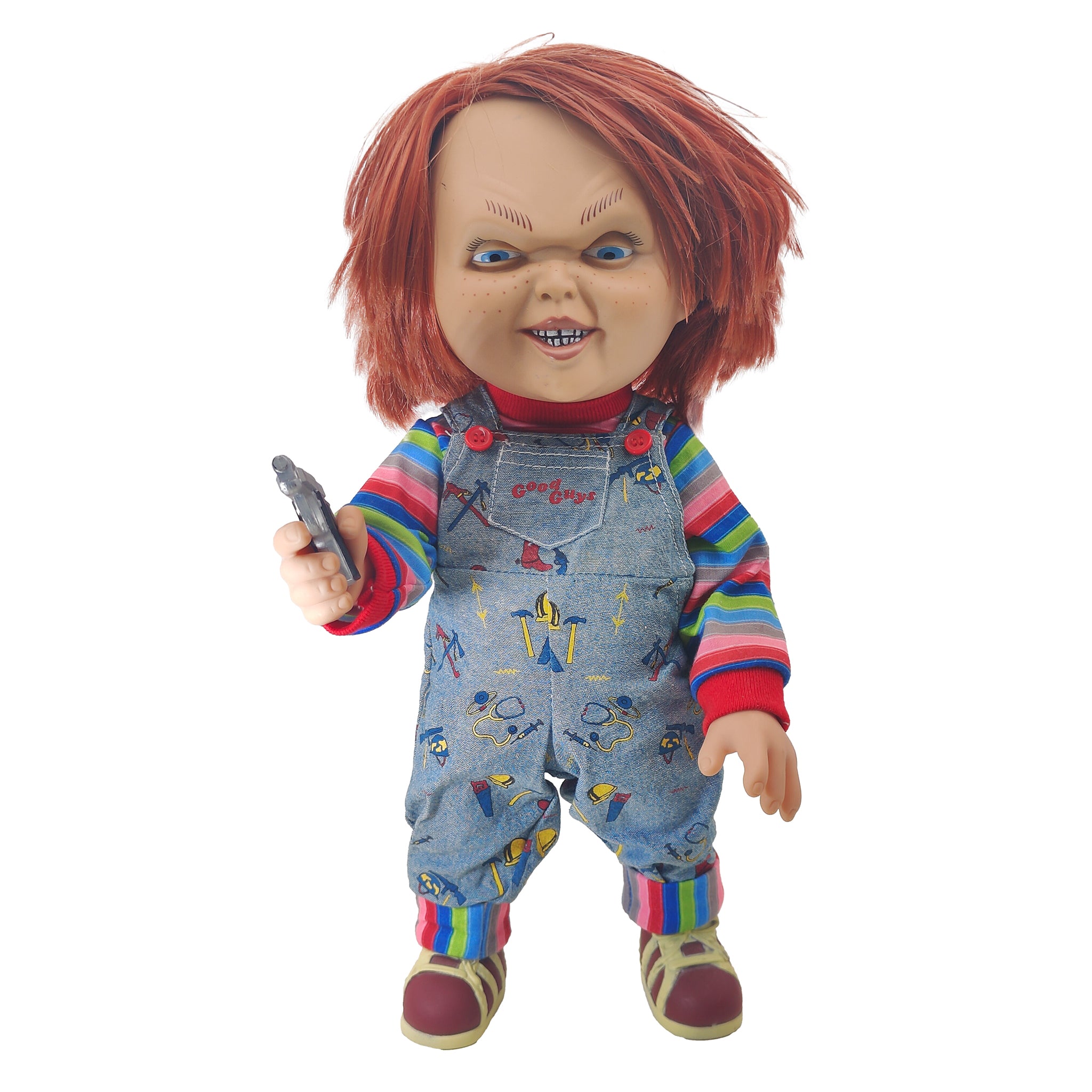 Child's Play Chucky Talking Doll Mezco Body Sideshow Head Custom