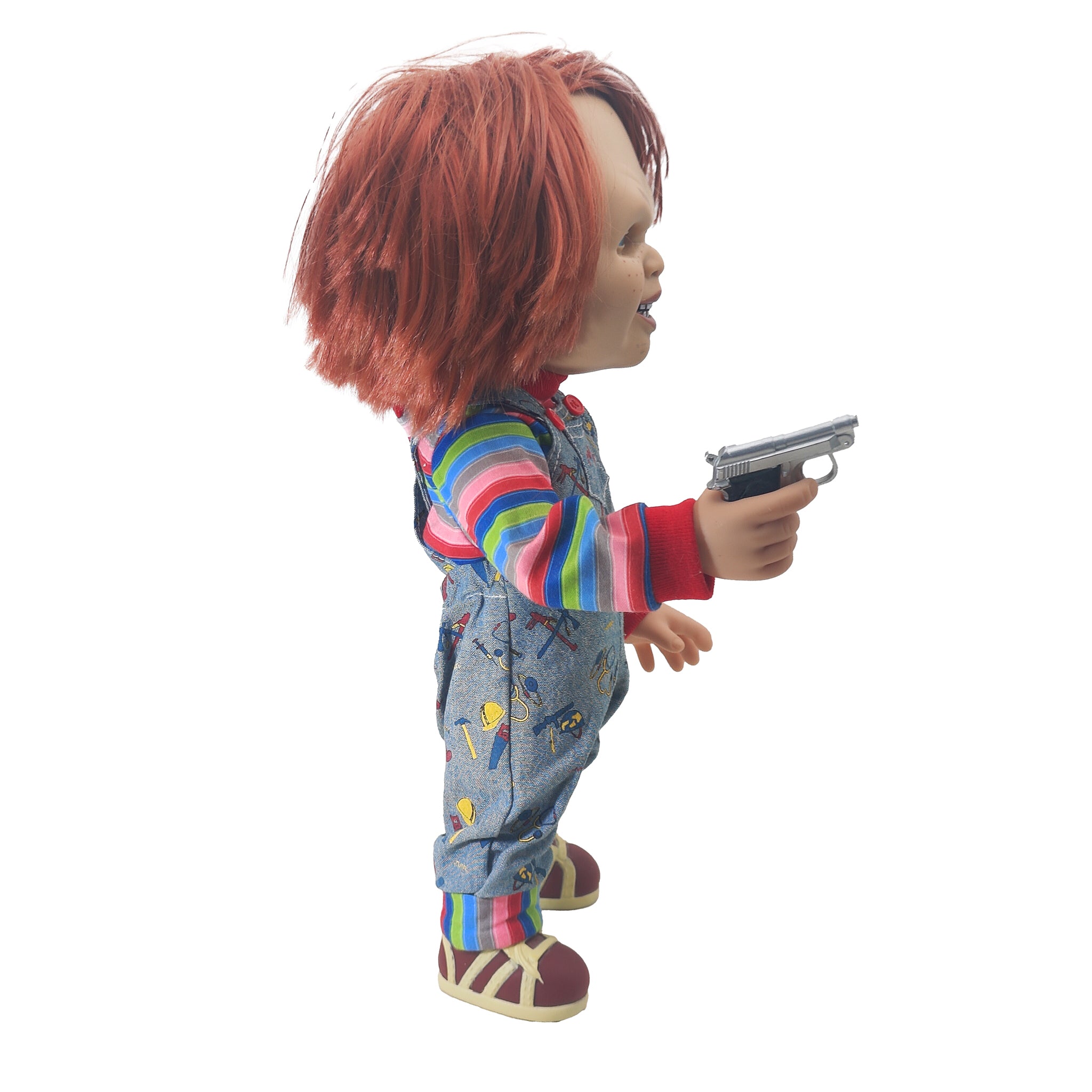 Child's Play Chucky Talking Doll Mezco Body Sideshow Head Custom