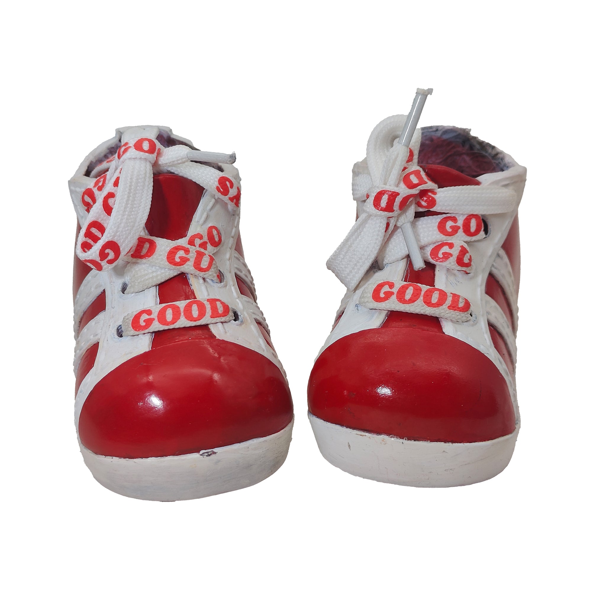 Child's Play Good Guys Shoes Ceramic Ornament Pair Chucky Display