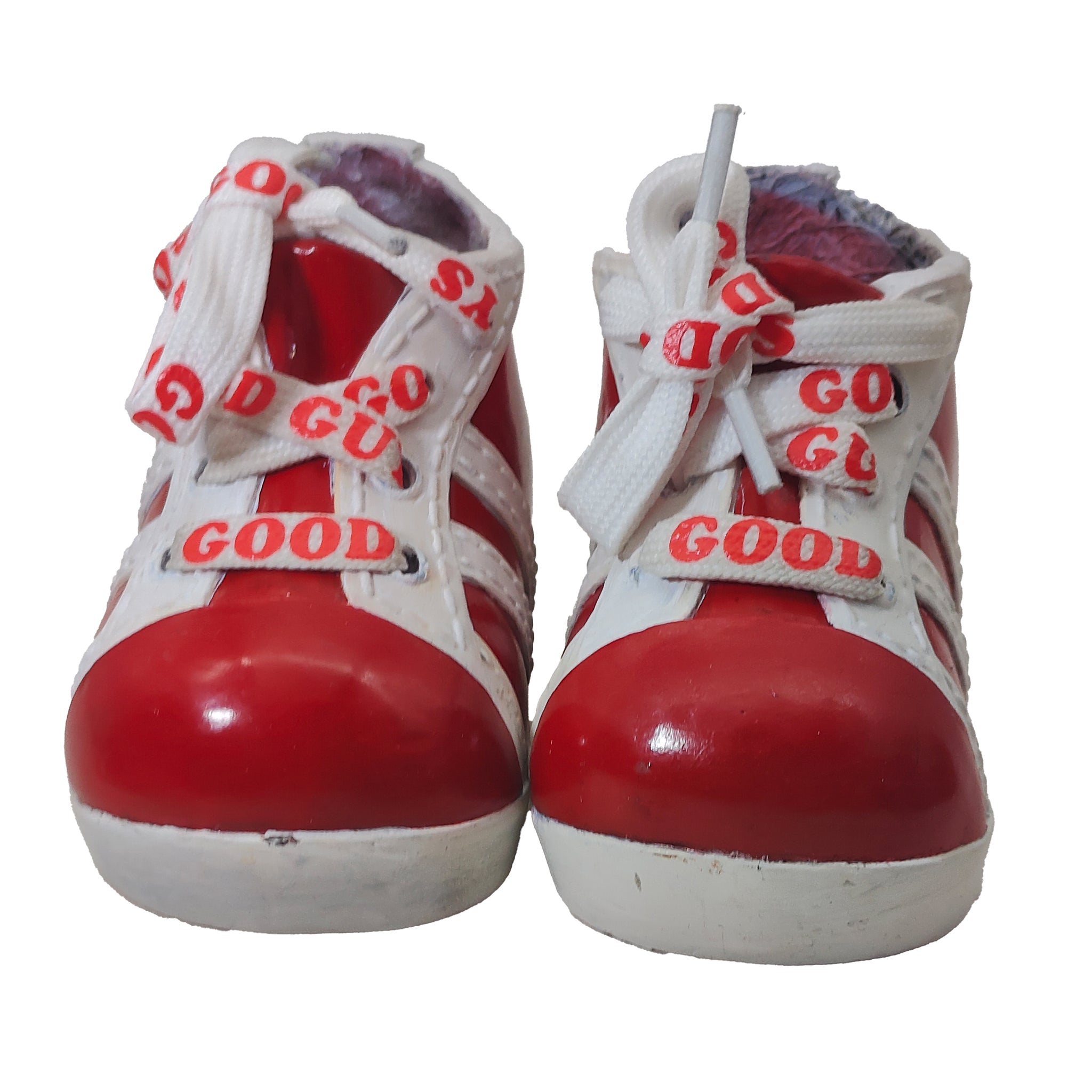 Child's Play Good Guys Shoes Ceramic Ornament Pair Chucky Display
