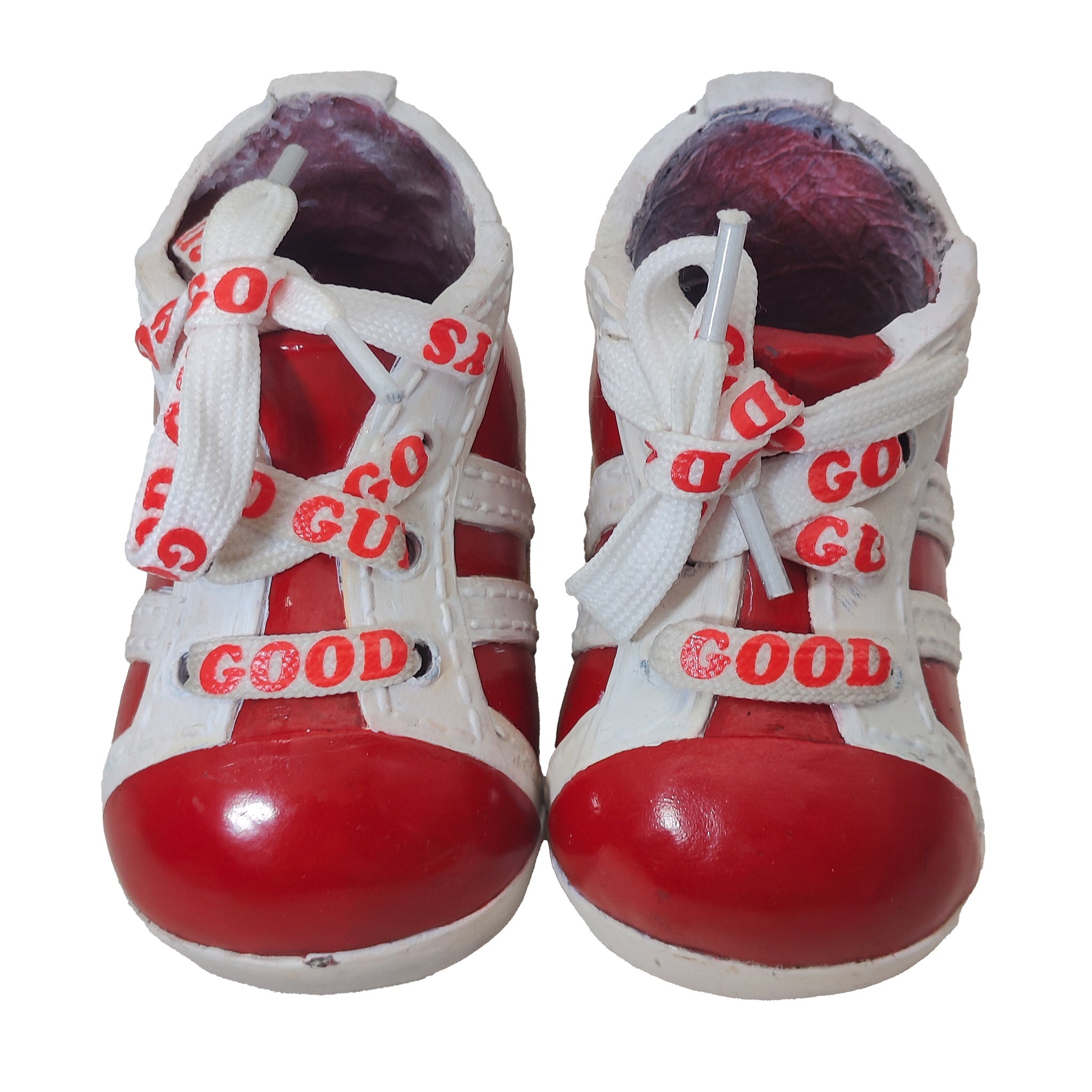 Child's Play Good Guys Shoes Ceramic Ornament Pair Chucky Display