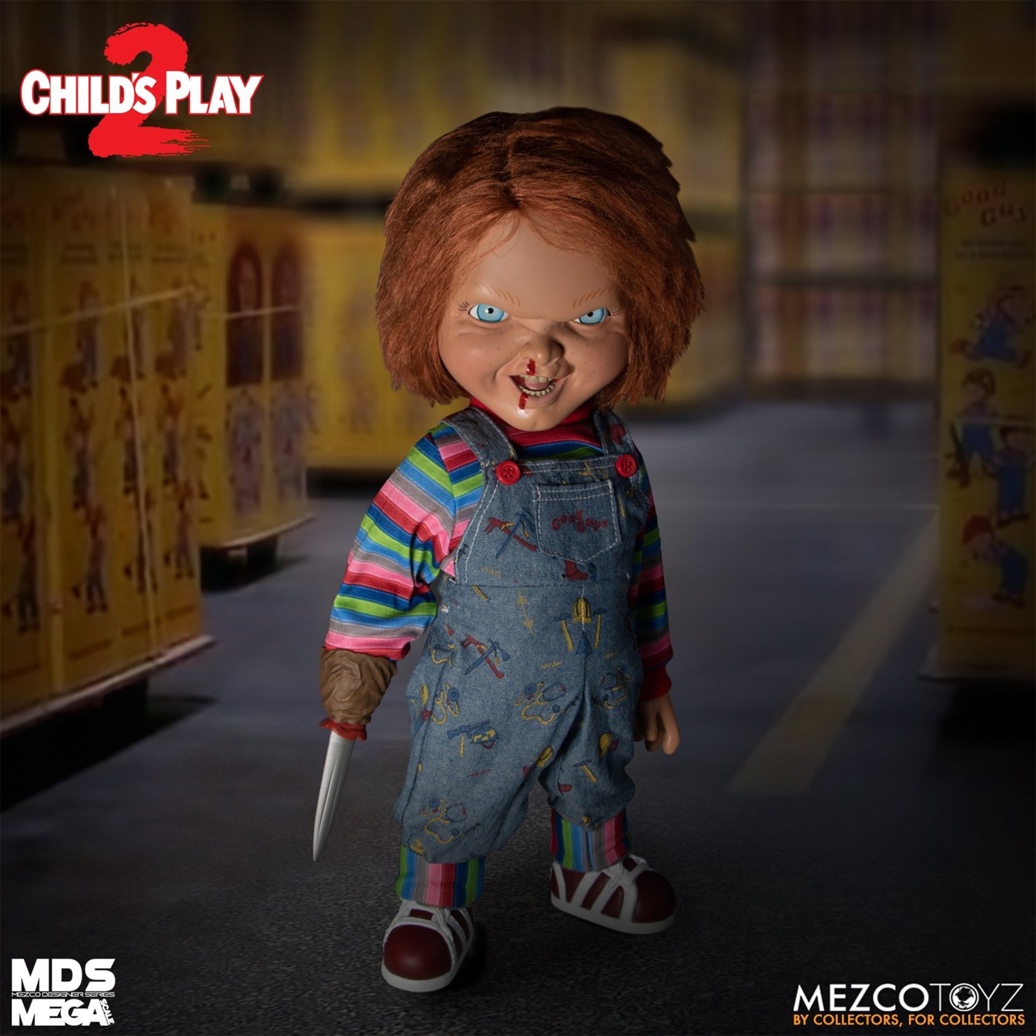 Childs Play Talking Chucky Mezco Toyz Action Figure 38cm