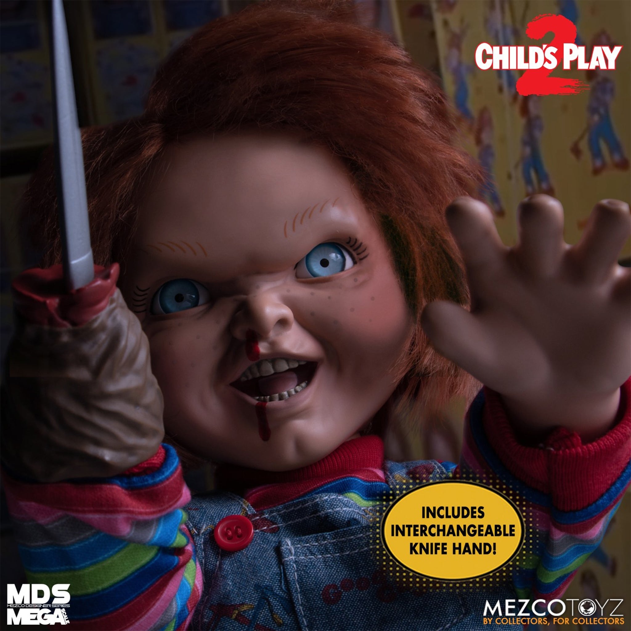 Childs Play Talking Chucky Mezco Toyz Action Figure 38cm