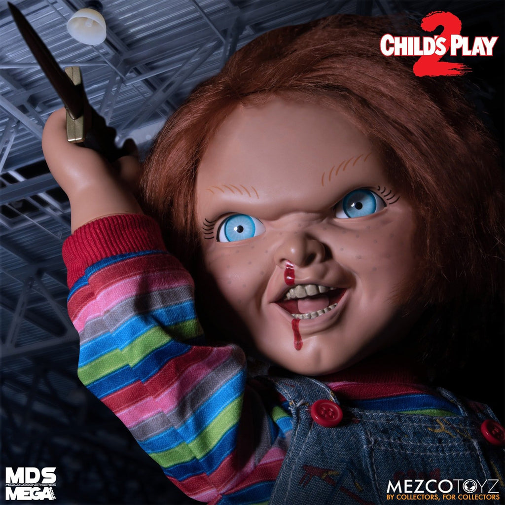 Childs Play Talking Chucky Mezco Toyz Action Figure 38cm – Child's Play, Mezco Toyz, 38 cm, brand new collector item, Uncanny Collectibles Dublin Ireland