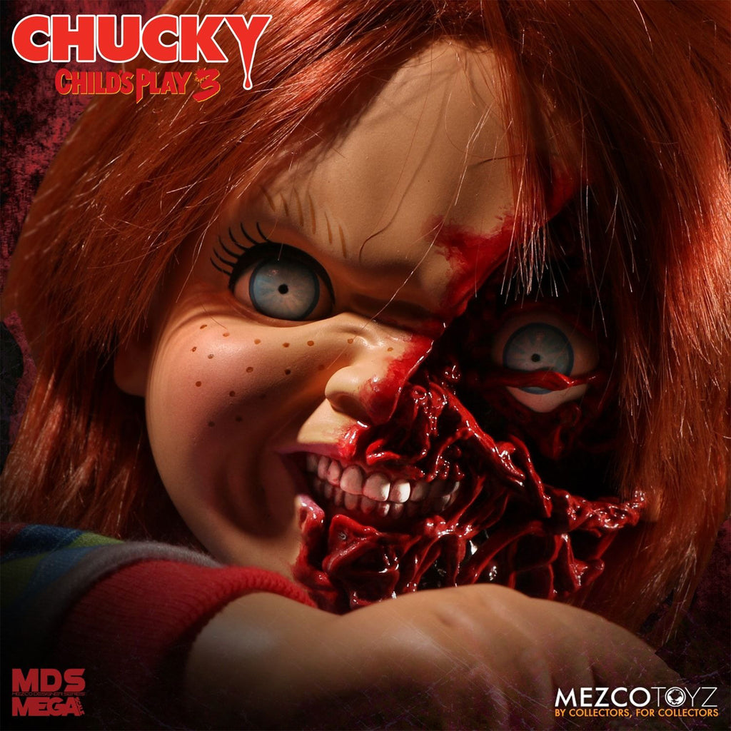 Childs Play Talking Chucky Mezco Toyz Action Figure 38cm – Child's Play, Mezco Toyz, 38 cm, brand new collector item, Uncanny Collectibles Dublin Ireland