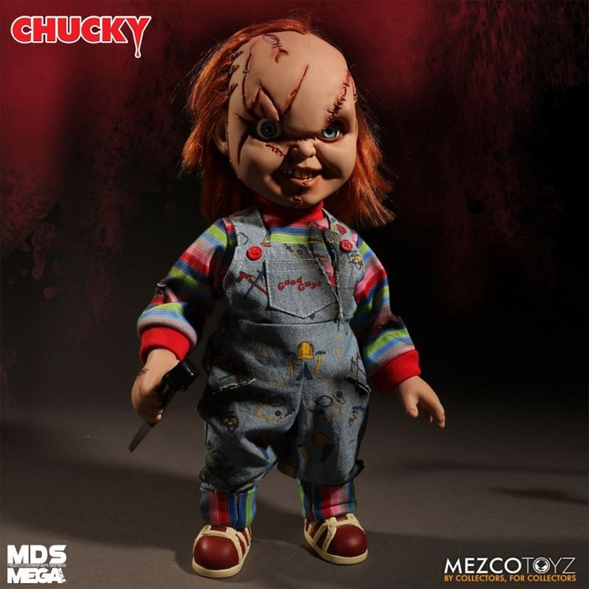 Childs Play Talking Chucky Mezco Toyz Action Figure 38cm