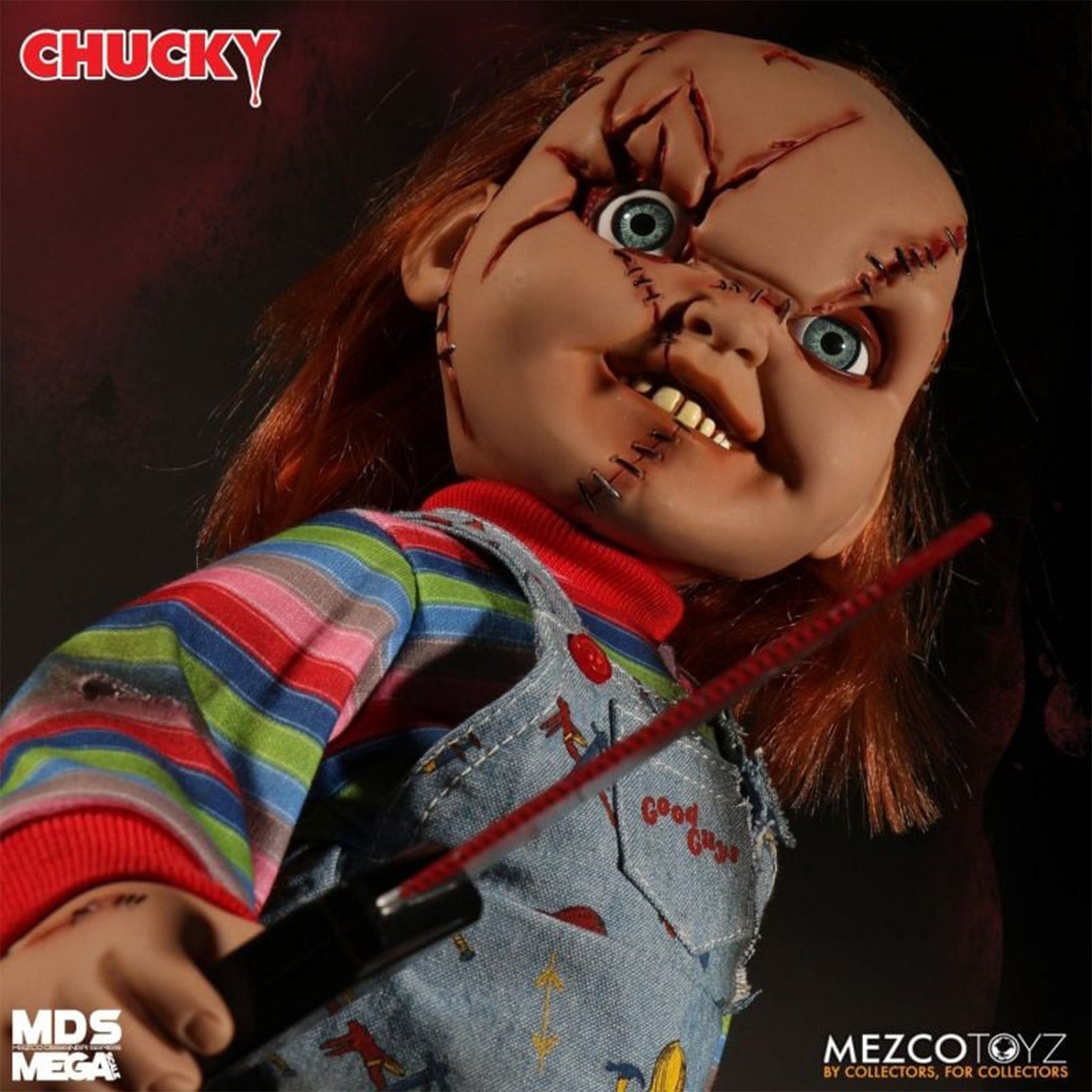 Childs Play Talking Chucky Mezco Toyz Action Figure 38cm