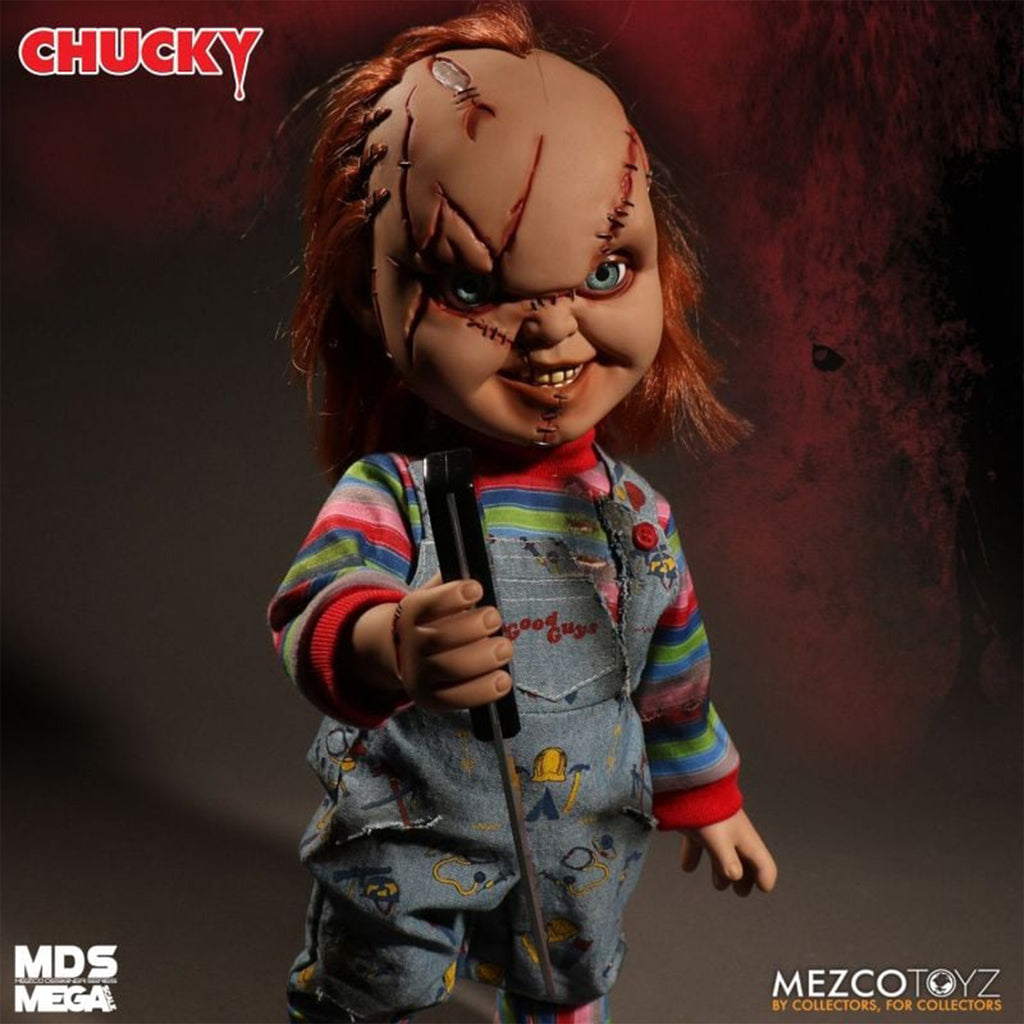 Childs Play Talking Chucky Mezco Toyz Action Figure 38cm – Child's Play, Mezco Toyz, 38 cm, brand new collector item, Uncanny Collectibles Dublin Ireland