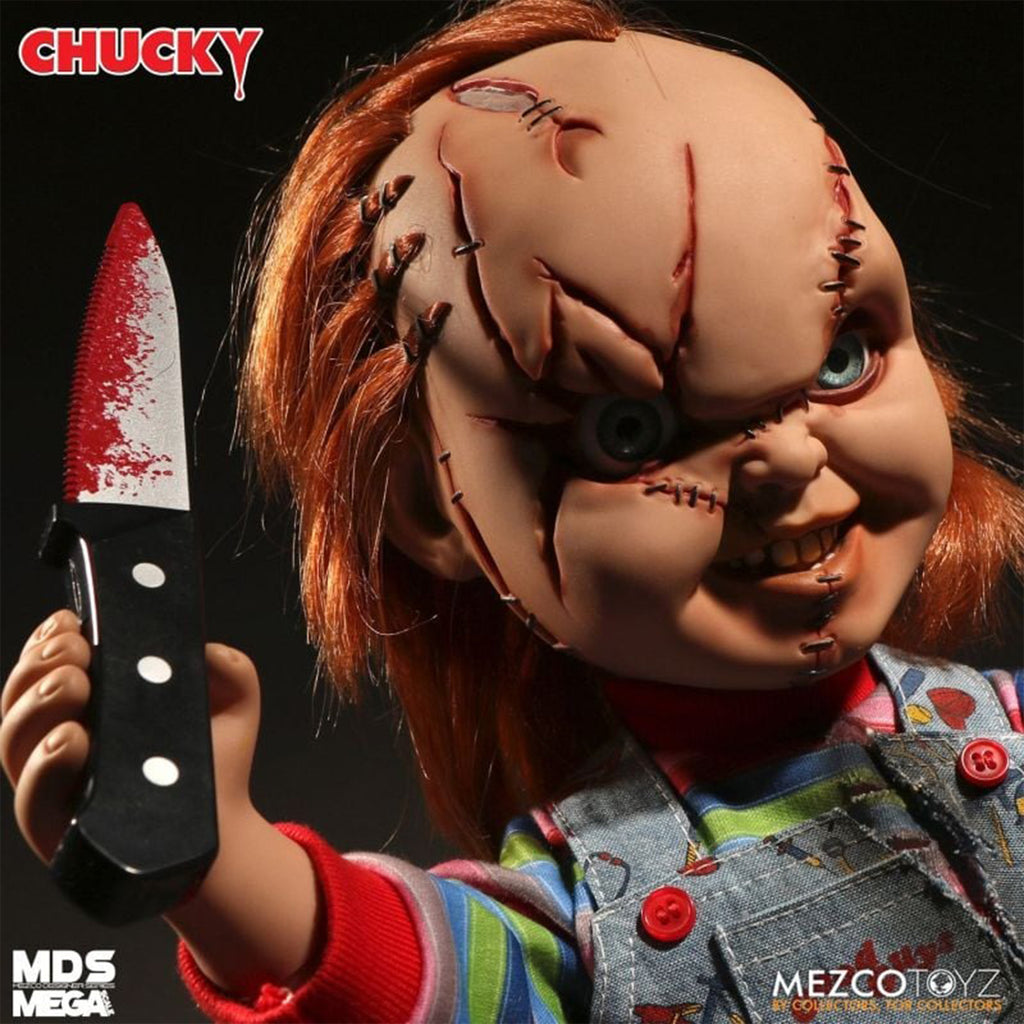 Childs Play Talking Chucky Mezco Toyz Action Figure 38cm – Child's Play, Mezco Toyz, 38 cm, brand new collector item, Uncanny Collectibles Dublin Ireland
