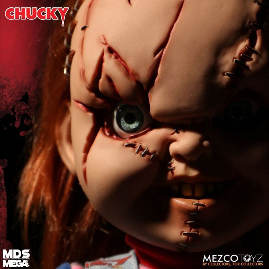 Childs Play Talking Chucky Mezco Toyz Action Figure 38cm – Child's Play, Mezco Toyz, 38 cm, brand new collector item, Uncanny Collectibles Dublin Ireland
