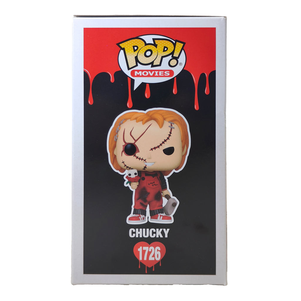 Child's Play Valentine's Chucky With Rose and Axe Funko Pop 1726 Vinyl Figure
