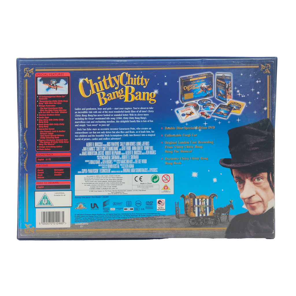 Chitty Chitty Bang Bang Collector's Edition DVD Gift Set Corgi Car Book CD