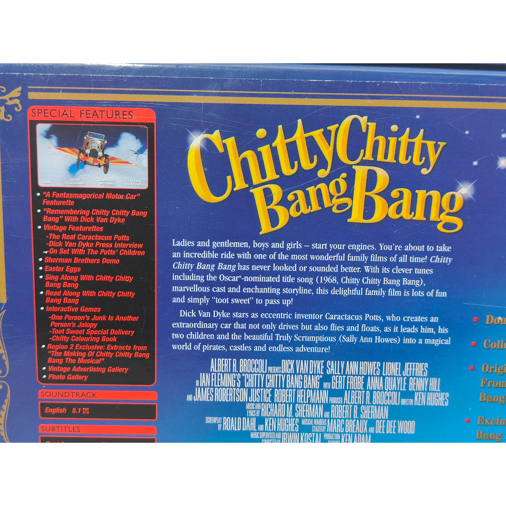 Chitty Chitty Bang Bang Collector's Edition DVD Gift Set Corgi Car Book CD