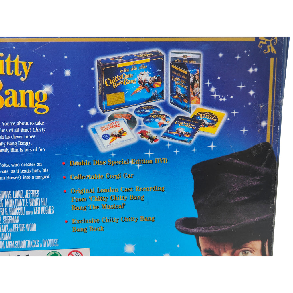Chitty Chitty Bang Bang Collector's Edition DVD Gift Set Corgi Car Book CD