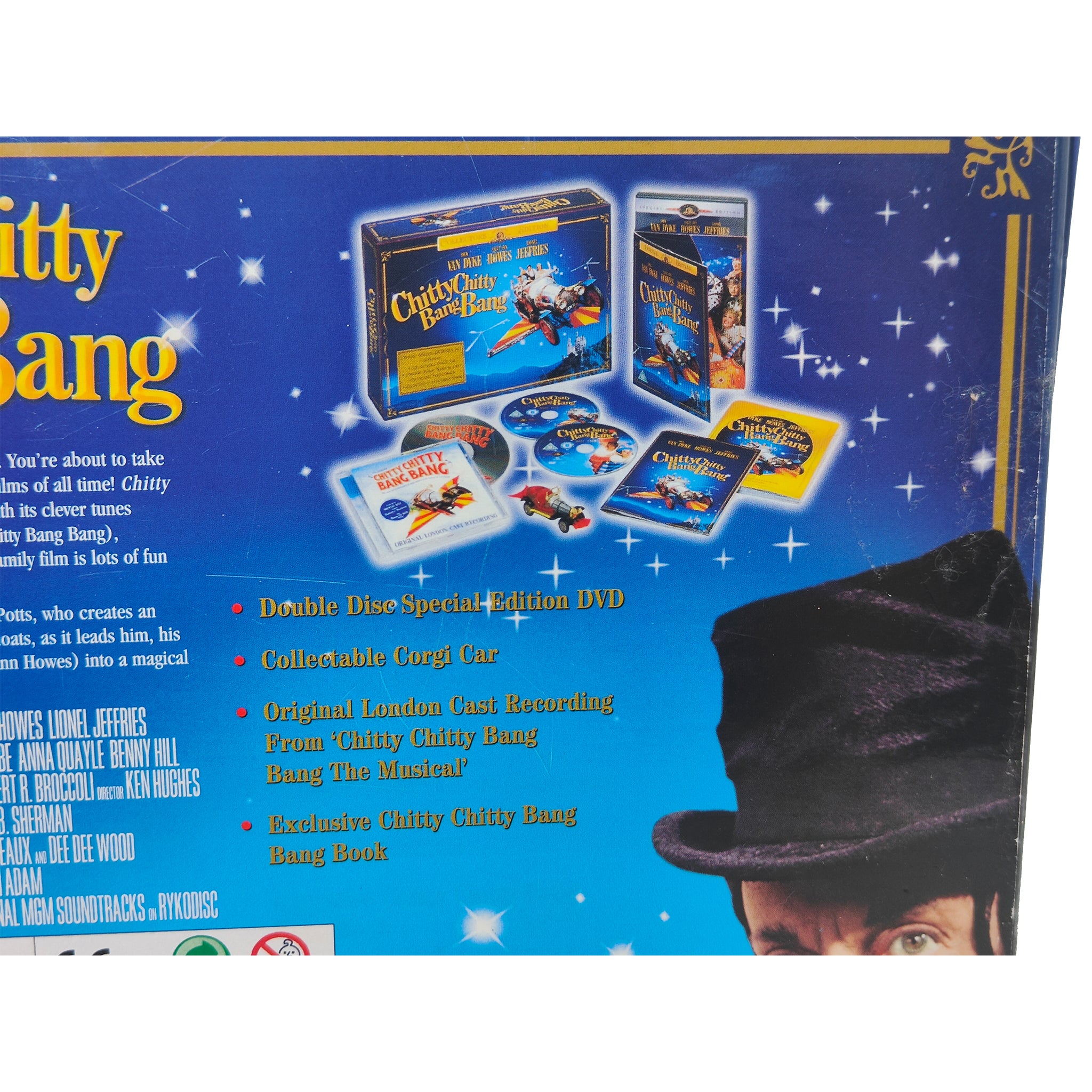 Chitty Chitty Bang Bang Collector's Edition DVD Gift Set Corgi Car Book CD