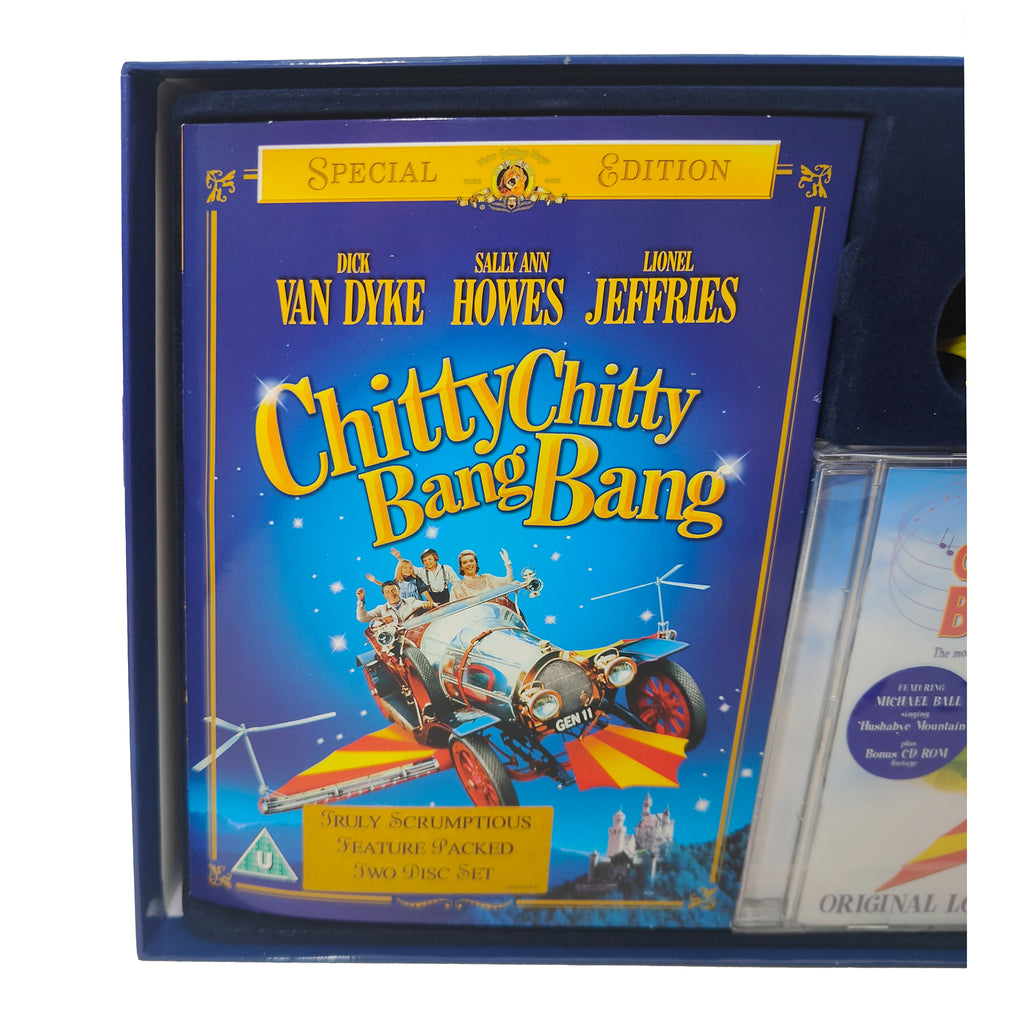 Chitty Chitty Bang Bang Collector's Edition DVD Gift Set Corgi Car Book CD