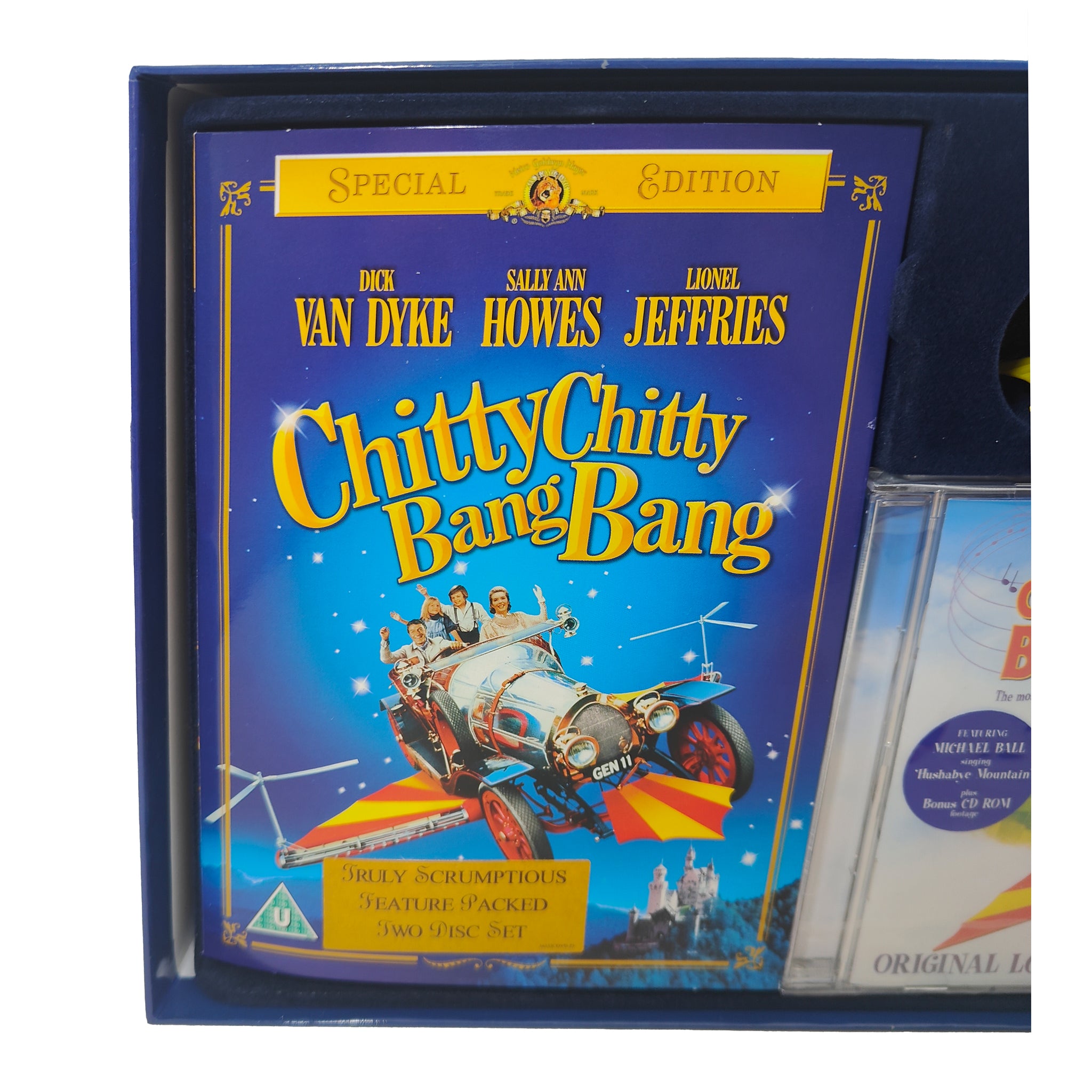 Chitty Chitty Bang Bang Collector's Edition DVD Gift Set Corgi Car Book CD