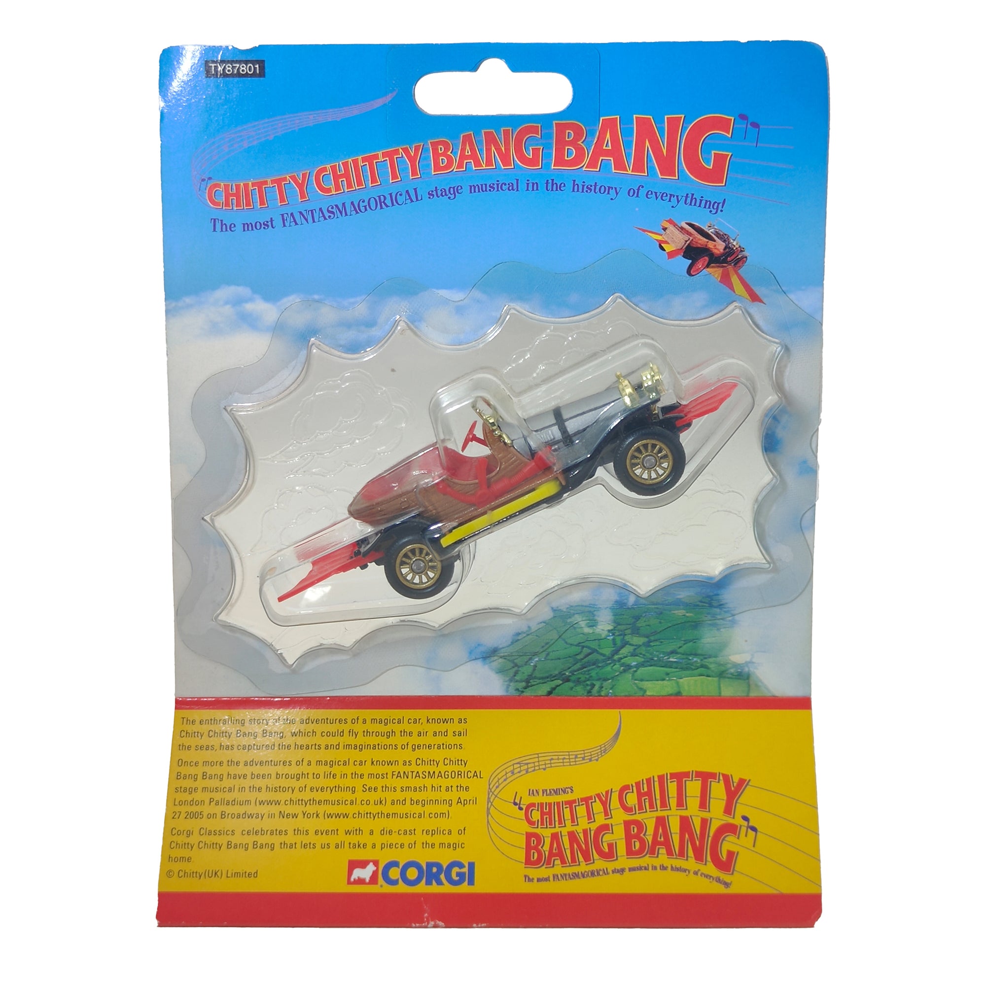 Chitty Chitty Bang Bang Diecast Corgi Vehicle 2005 10cm