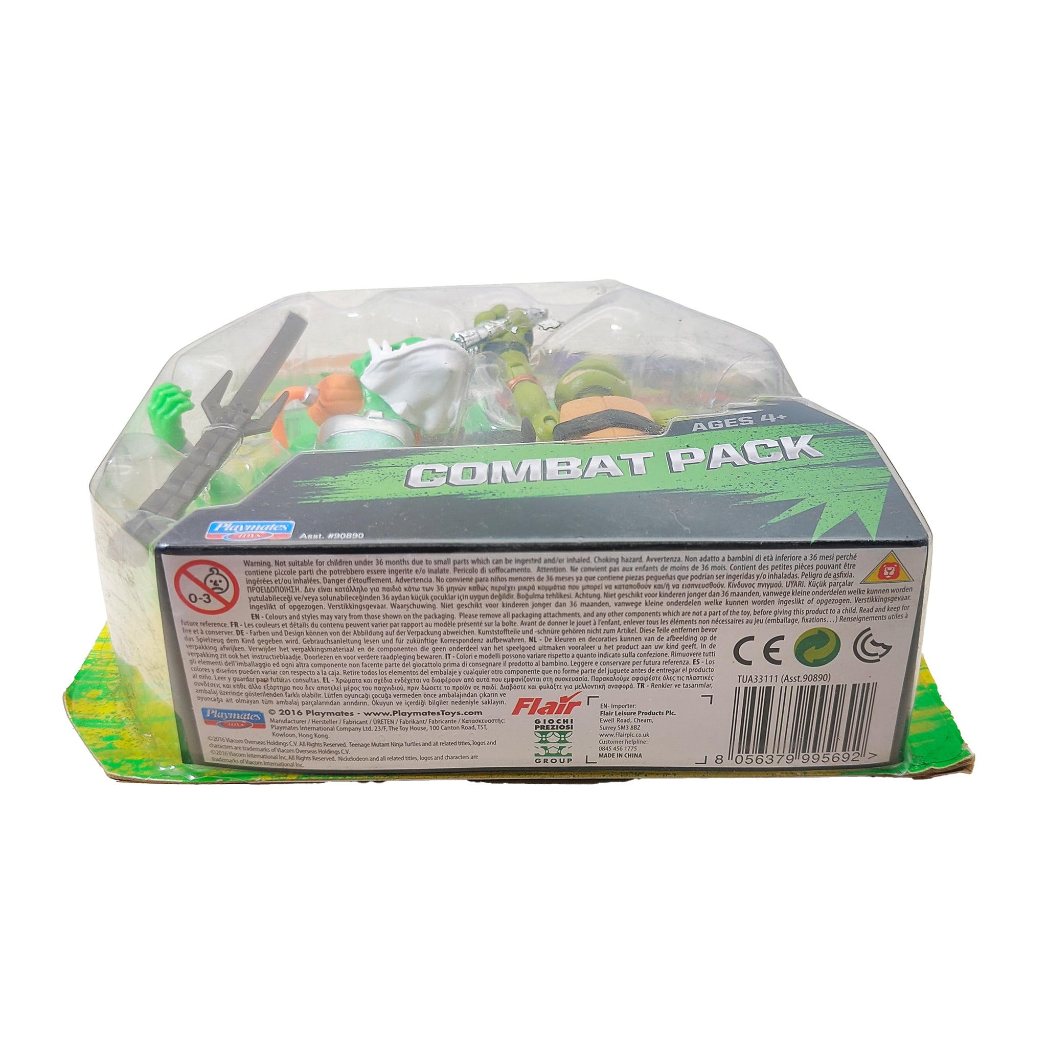 Michelangelo And Fishface Combat Pack Teenage Mutant Ninja Turtles Playmates Toys Action Figure 2016 14cm – Teenage Mutant Ninja Turtles, Playmates Toys, 14 cm, 2016, pre-owned collector piece, Uncanny Collectibles Dublin Ireland