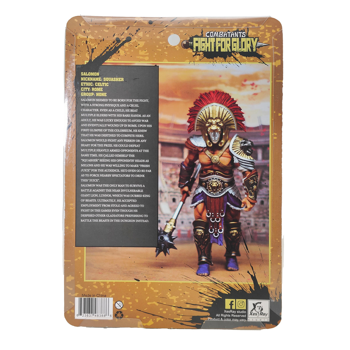 Combatants Fight for Glory Salomon Squasher XesRay Studio 1/12 Action Figure