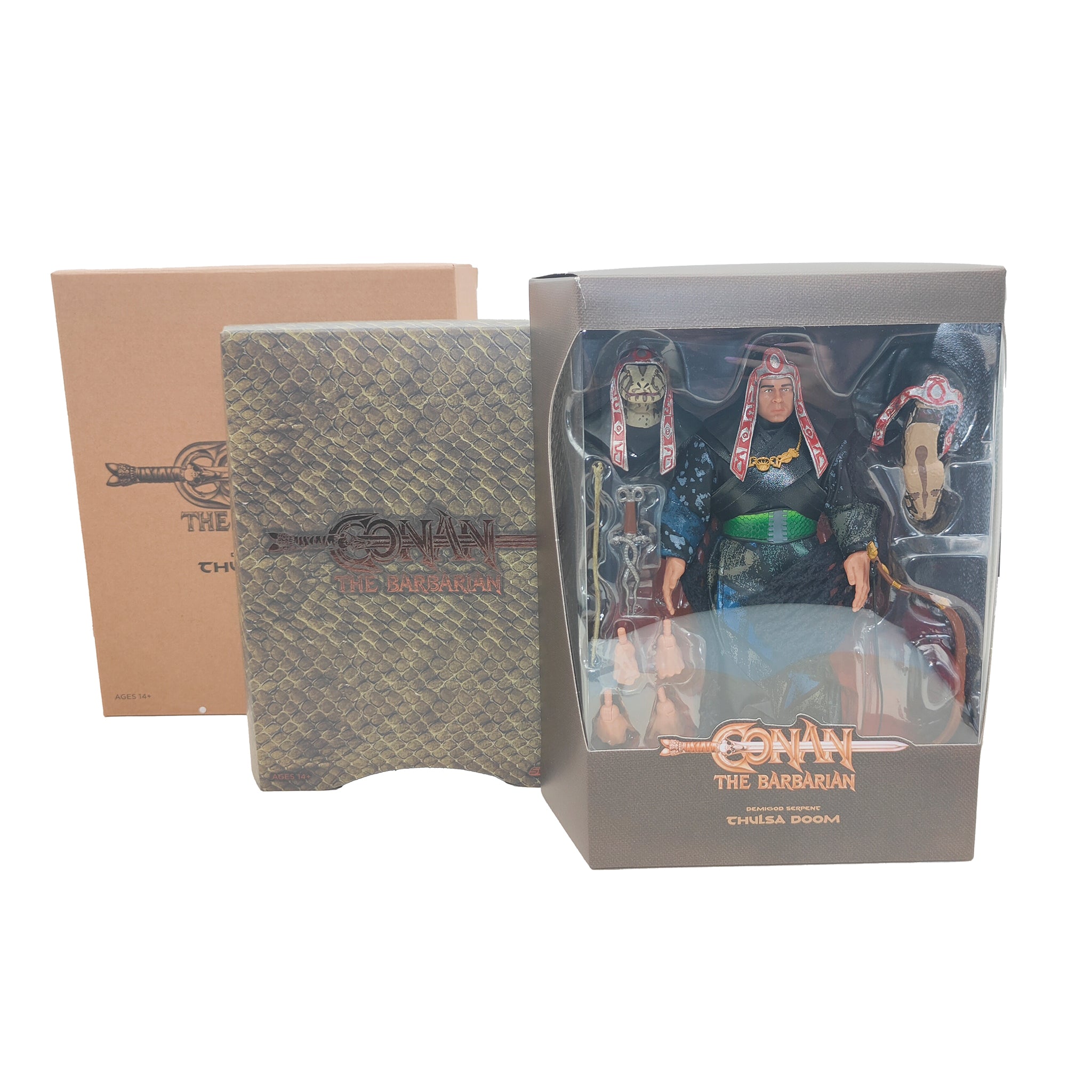 Conan The Barbarian Thulsa Doom Ultimate Super7 Action Figure 18 cm 2021 – Movie Icons & Heroes, Super7, 18 cm, 2021, pre-owned collector piece, Uncanny Collectibles Dublin Ireland
