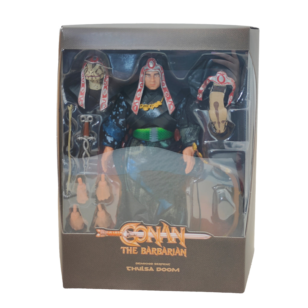 Conan The Barbarian Thulsa Doom Ultimate Super7 Action Figure 18 cm 2021 – Movie Icons & Heroes, Super7, 18 cm, 2021, pre-owned collector piece, Uncanny Collectibles Dublin Ireland