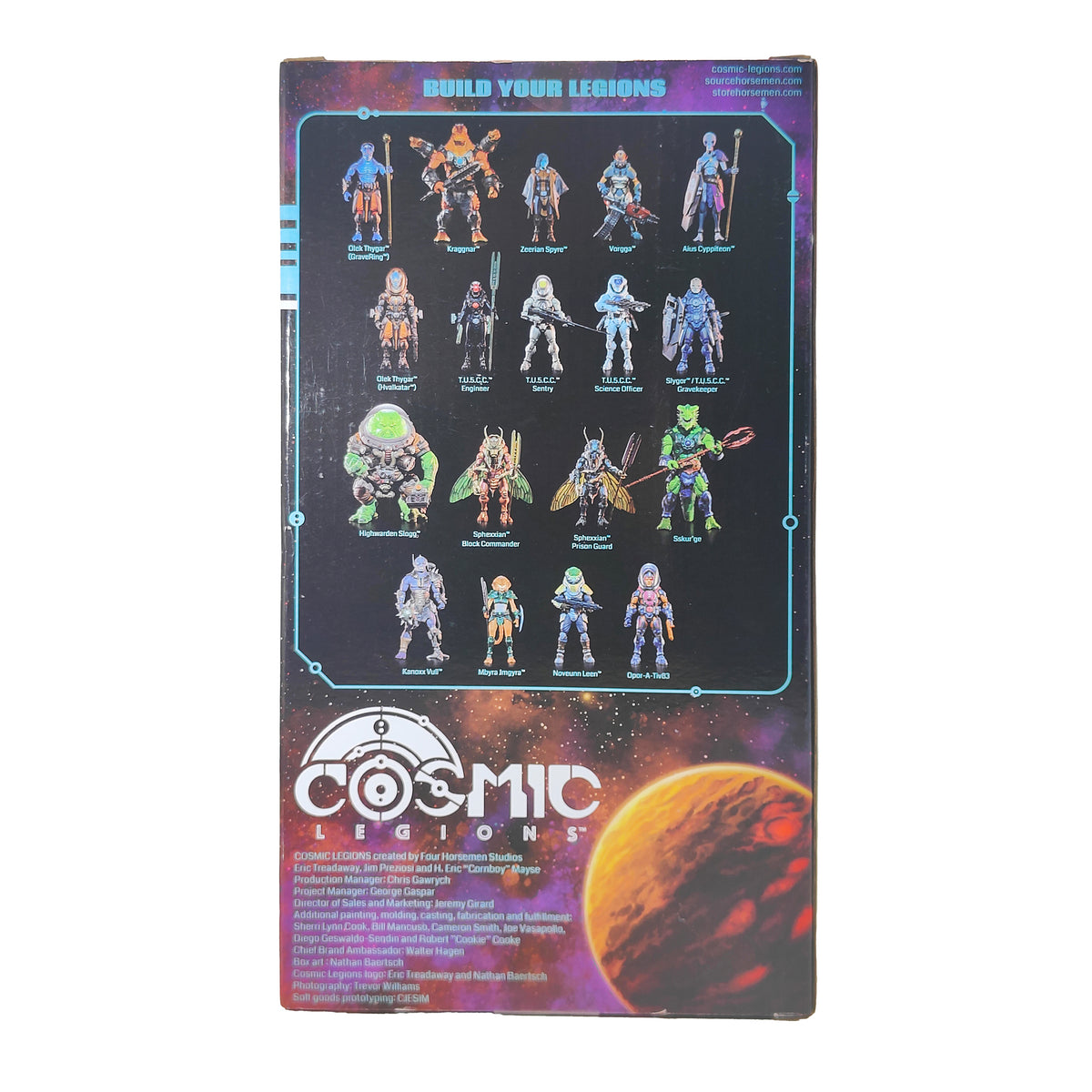 Cosmic Legions Aius Cyppiteon Gravenight Four Horsemen Action Figure 2023