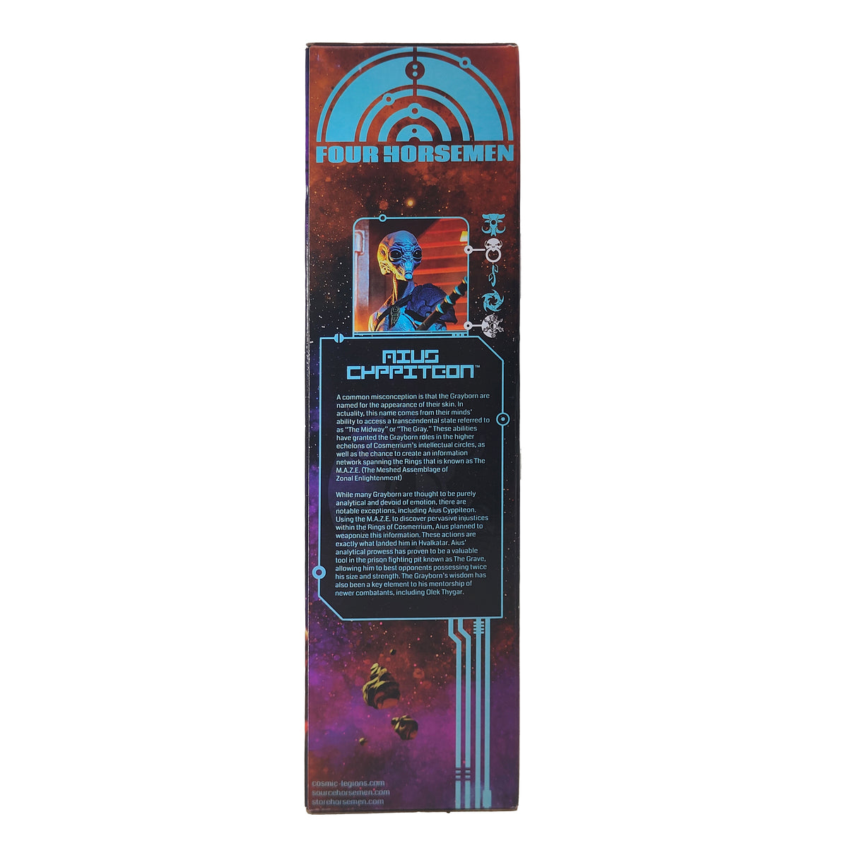 Cosmic Legions Aius Cyppiteon Gravenight Four Horsemen Action Figure 2023