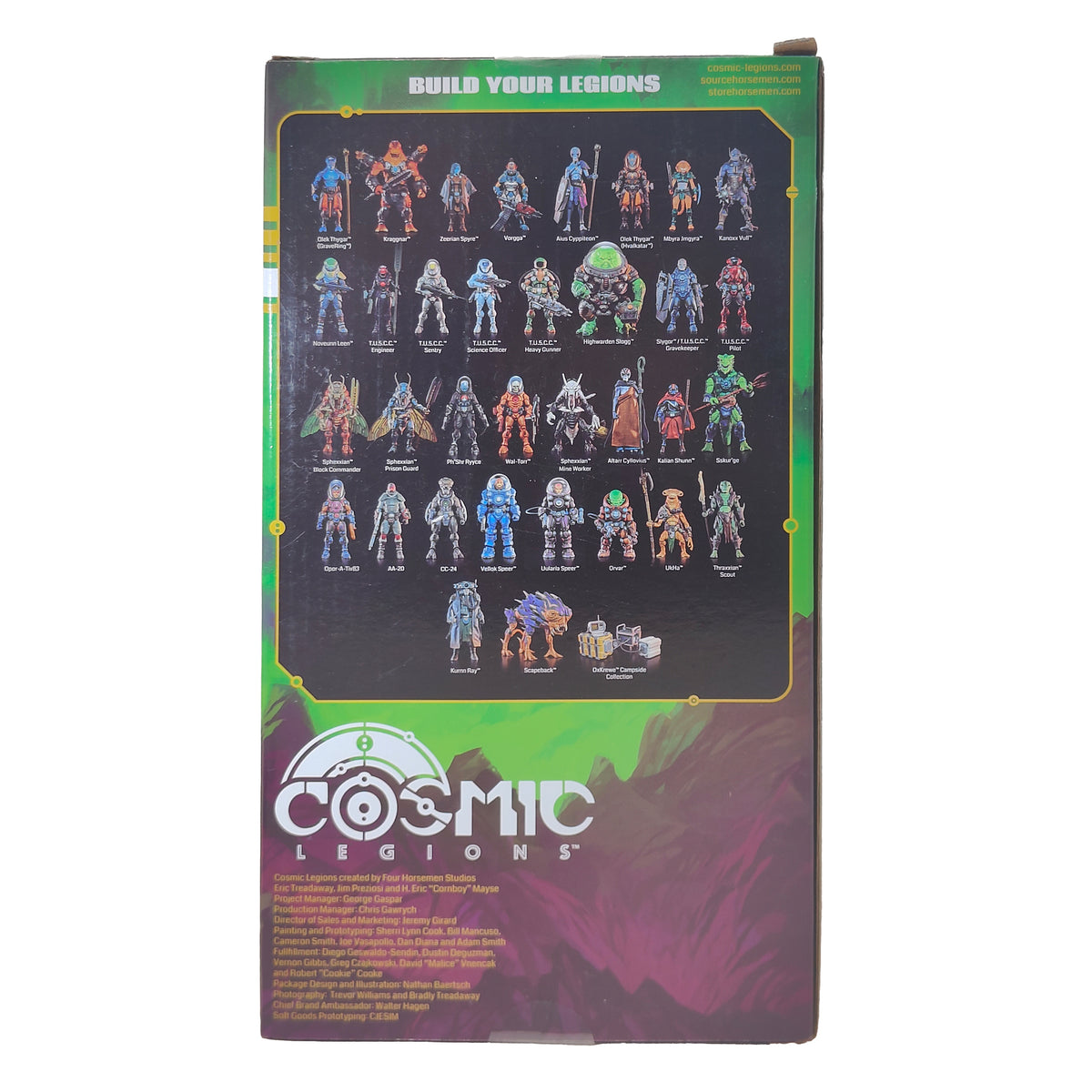 Cosmic Legions Deluxe Orvar OxKrewe Thraxxon Four Horsemen Action Figure 2025