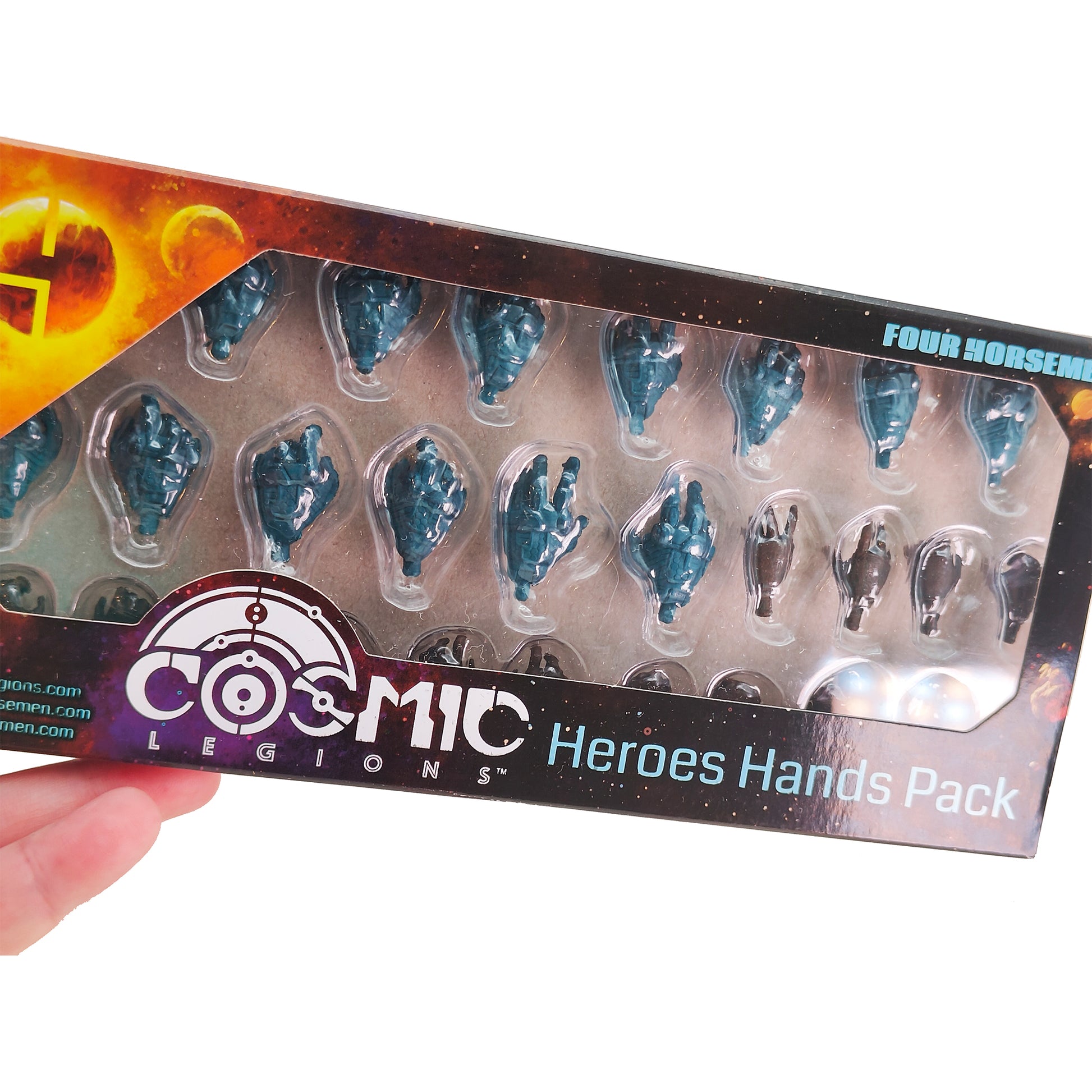 Cosmic Legions Hvalkatar Book One Heroes Hands Accessory Pack Four Horsemen Studios 2023