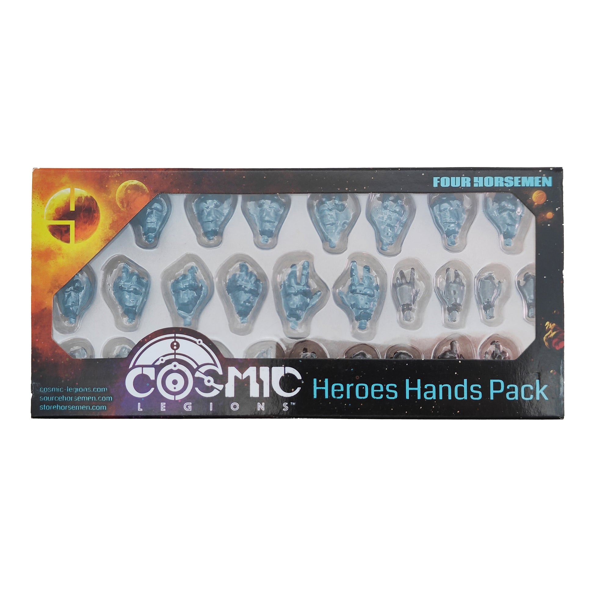 Cosmic Legions Hvalkatar Book One Heroes Hands Accessory Pack Four Horsemen Studios 2023