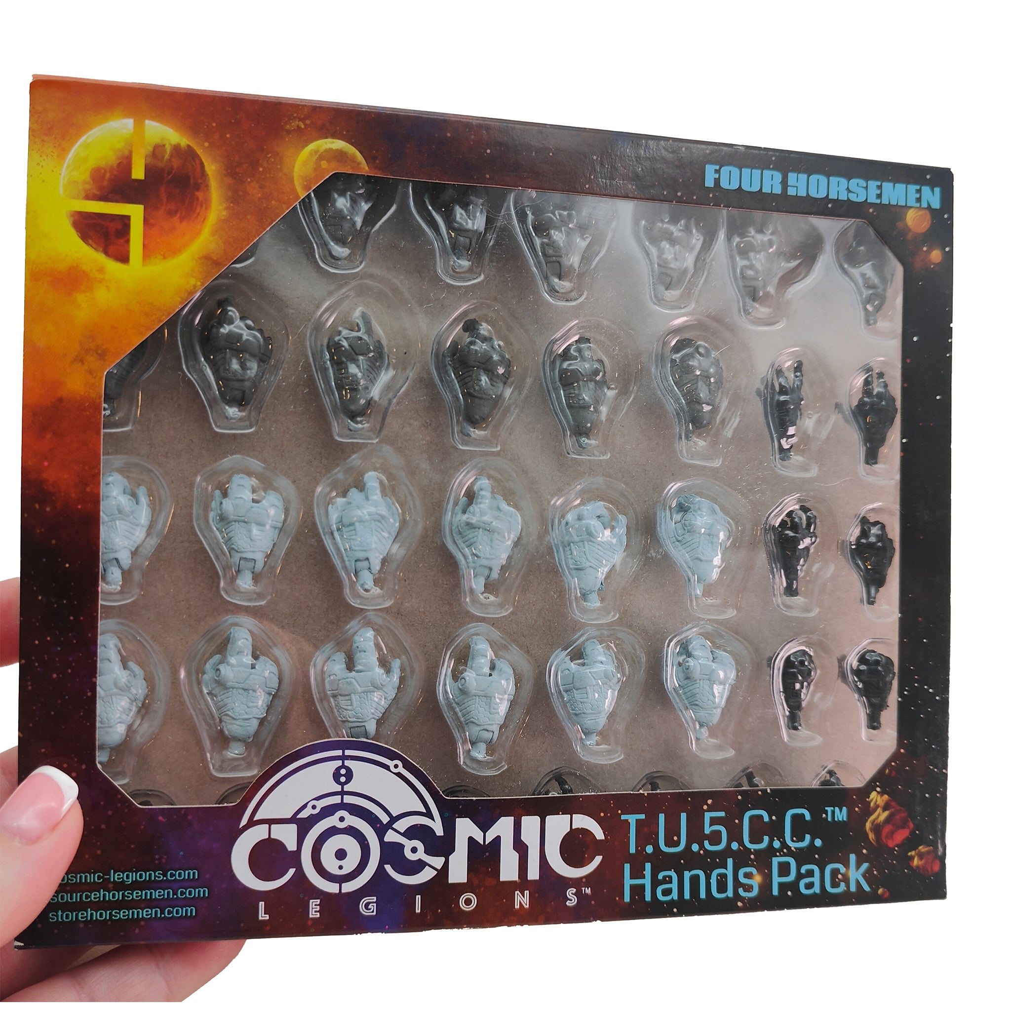 Cosmic Legions Hvalkatar Book One T.U.5.C.C Hands Accessory Pack Four Horsemen Studios 2023 – Cosmic Legions, Four Horsemen Studios, -, 2023, pre-owned collector piece, Uncanny Collectibles Dublin Ireland