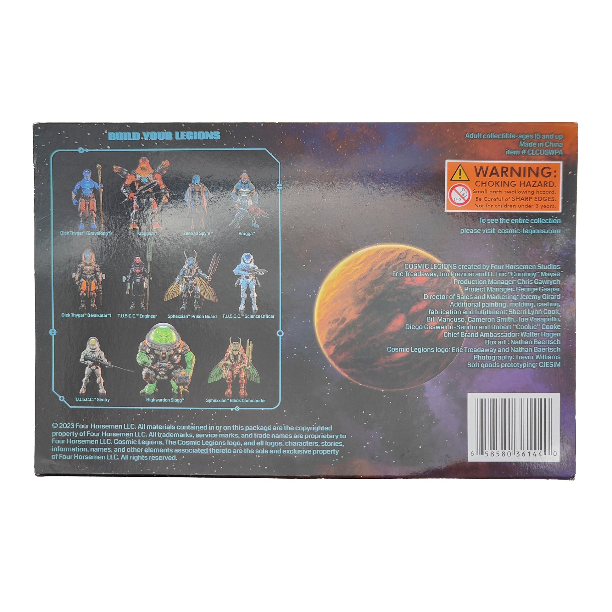 Cosmic Legions Hvalkatar Book One Weapons Accessory Pack Four Horsemen Studios 2023
