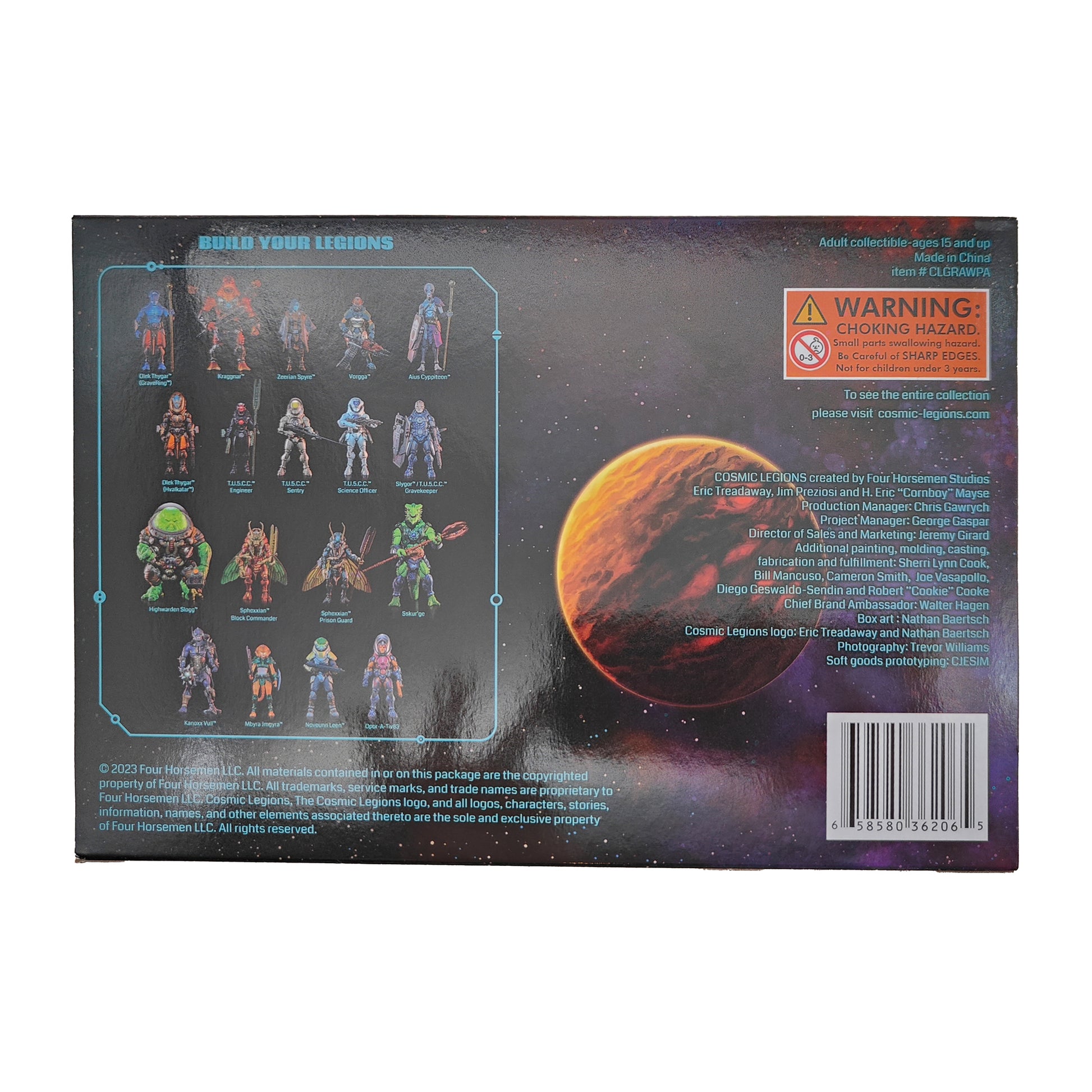 Cosmic Legions Hvalkatar Book Two Gravenight Weapons Accessory Pack Four Horsemen Studios 2023