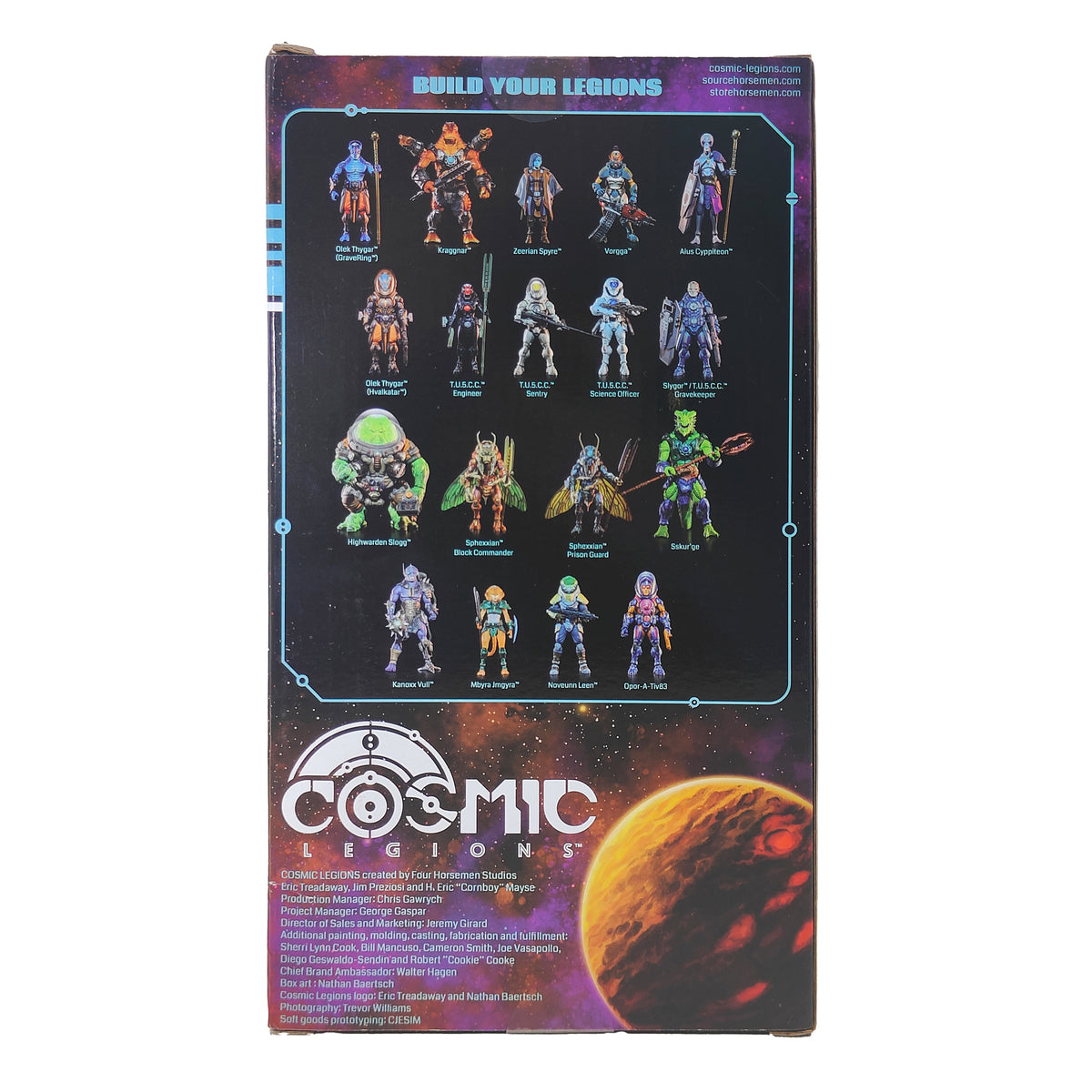 Cosmic Legions Noveunn Leen Gravenight Four Horsemen Action Figure 2023