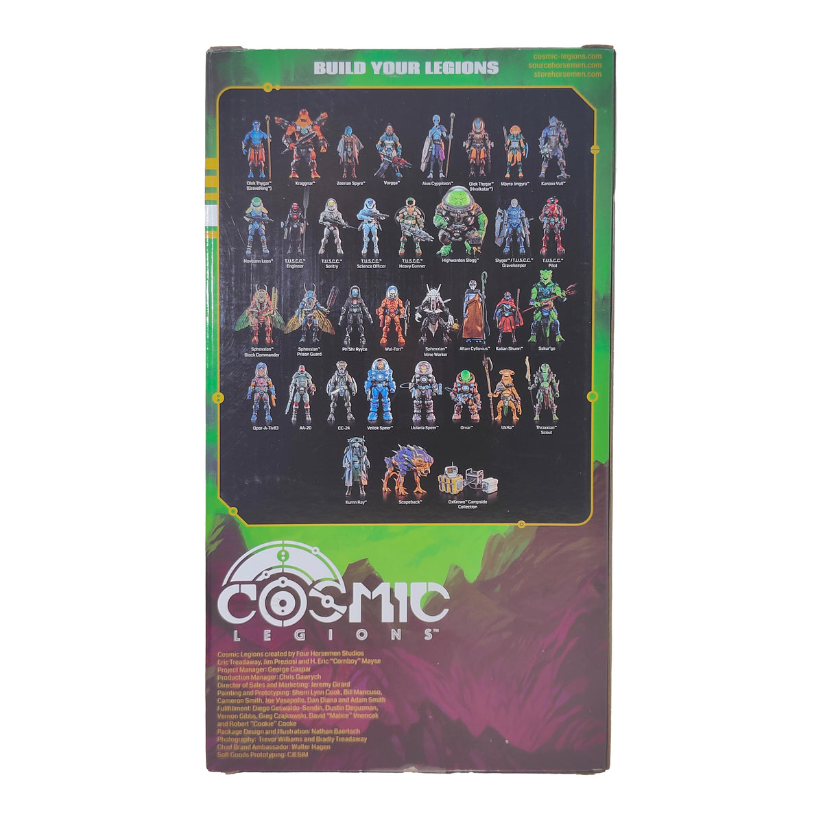 Cosmic Legions Thraxxian Scout OxKrewe Thraxxon Four Horsemen Action Figure 2025