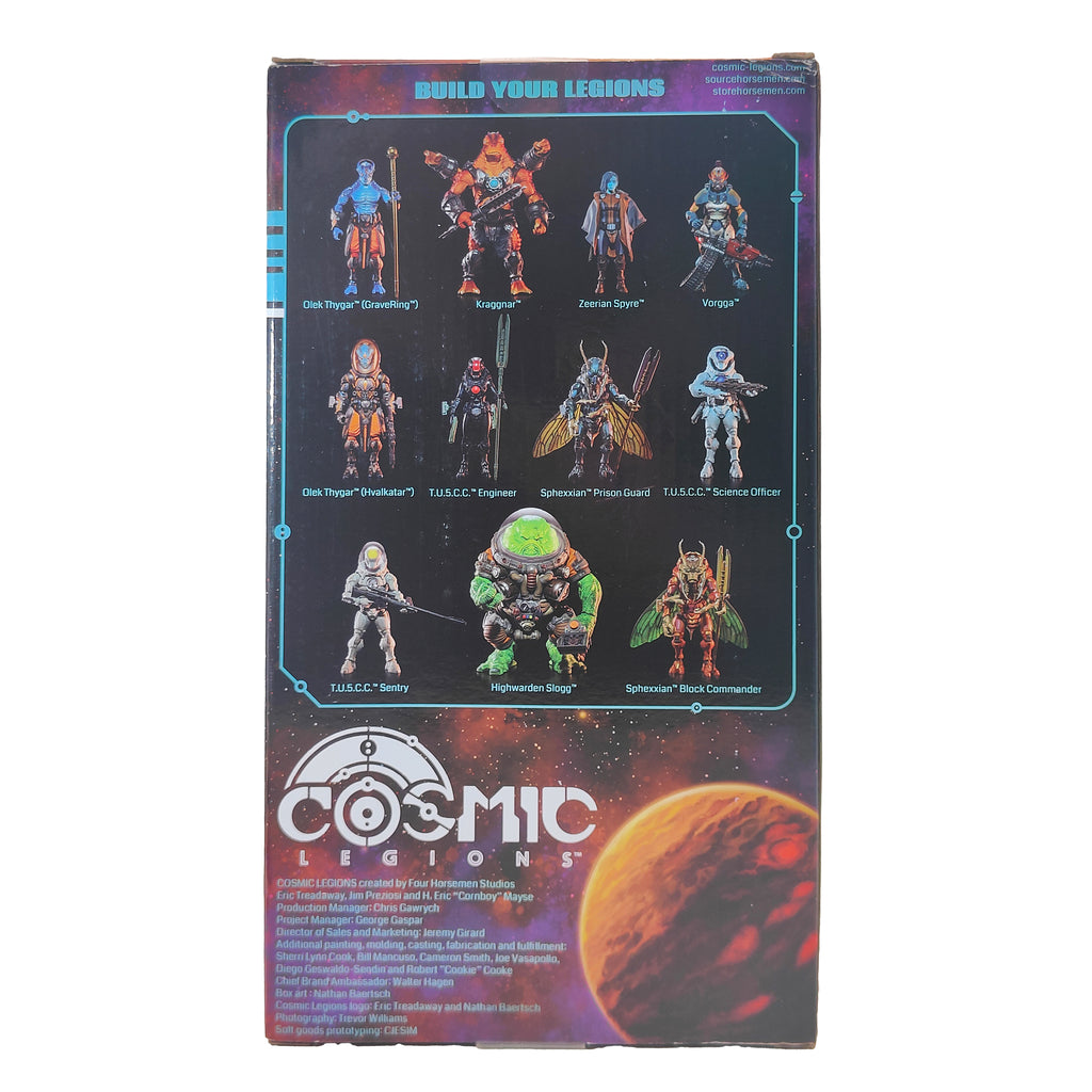 Cosmic Legions Vorgga Hvalkatar Book One Four Horsemen Action Figure 2023 - photo 4 of 8