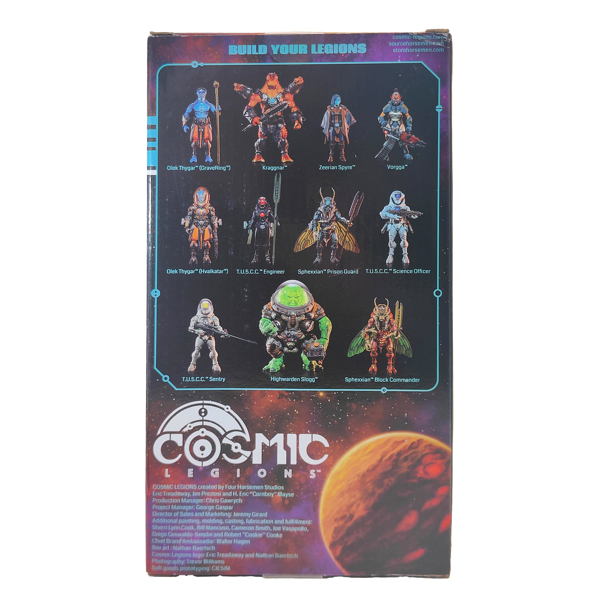 Cosmic Legions Vorgga Hvalkatar Book One Four Horsemen Action Figure 2023