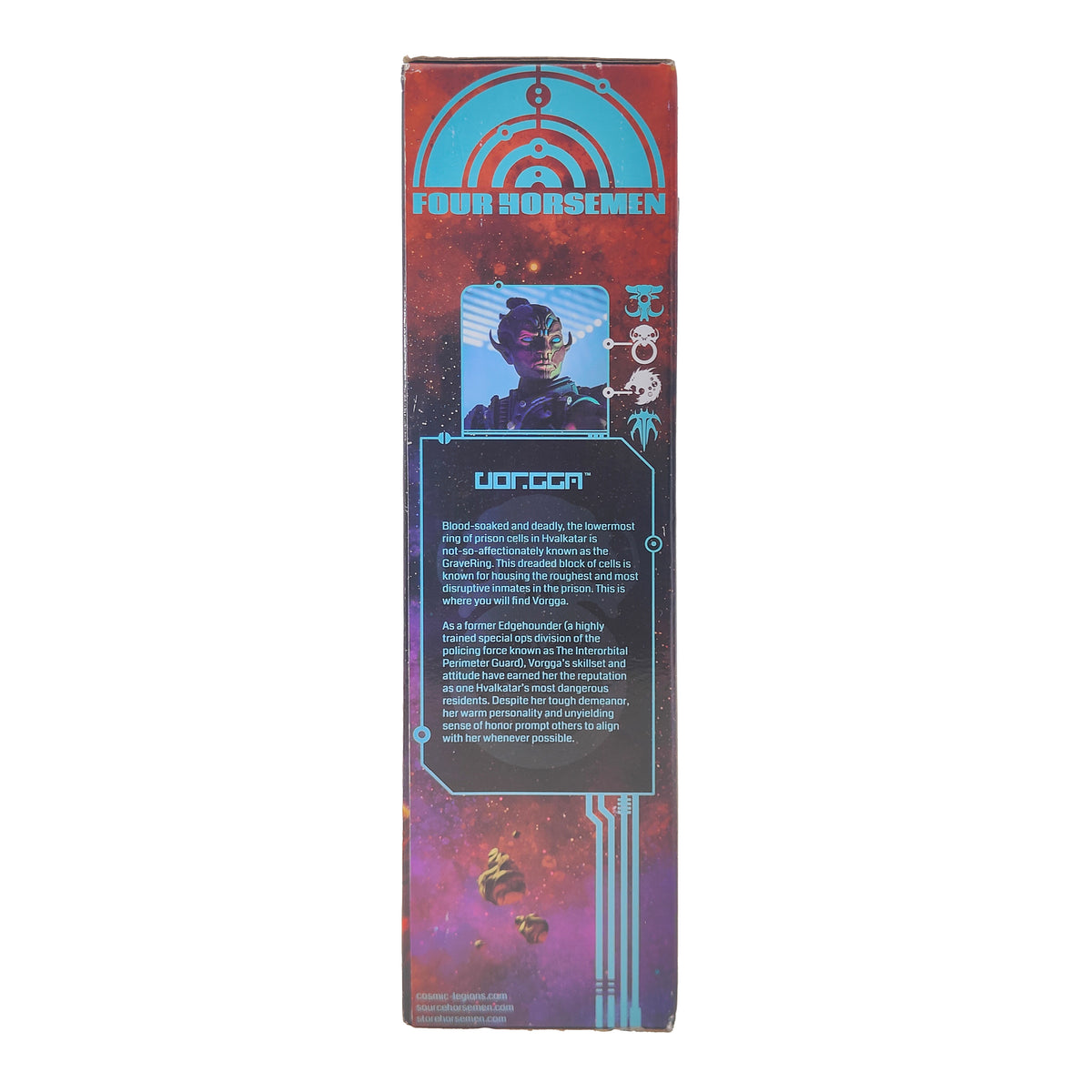 Cosmic Legions Vorgga Hvalkatar Book One Four Horsemen Action Figure 2023