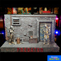 Custom Predator 2 Alley Diorama with 2 NECA Predator Figures