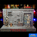 Custom Predator 2 Alley Diorama with 2 NECA Predator Figures