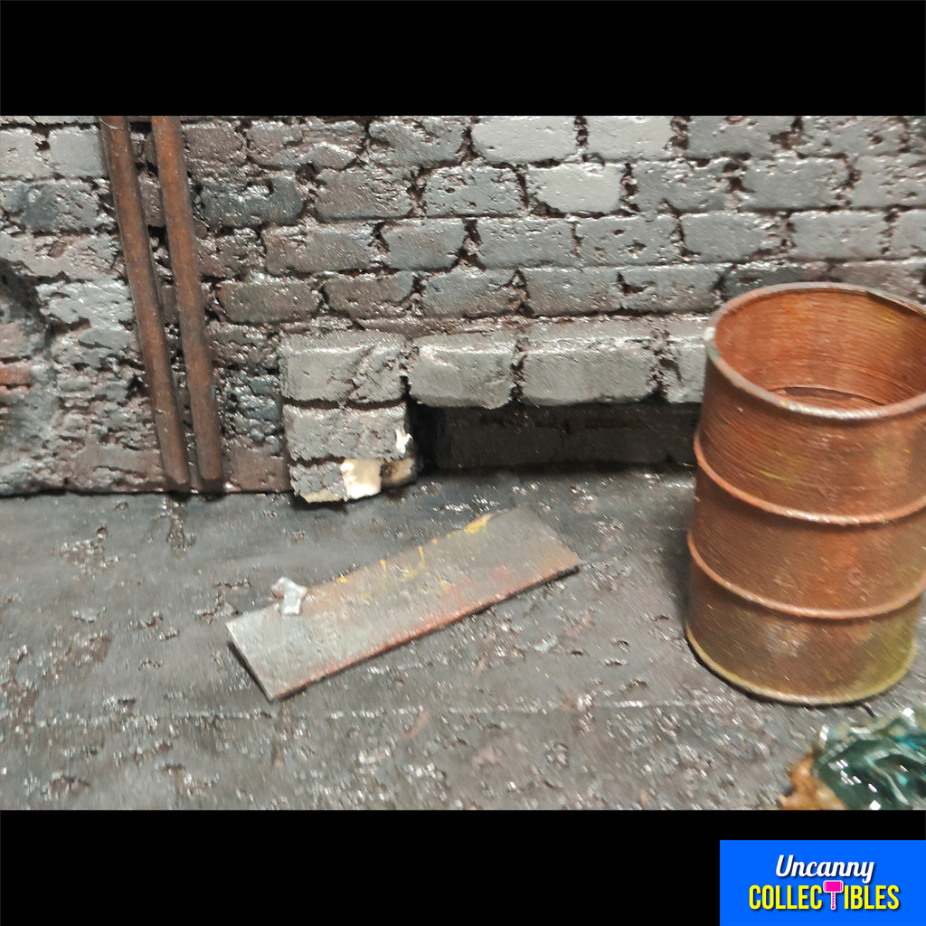 Custom Predator 2 Alley Diorama with 2 NECA Predator Figures